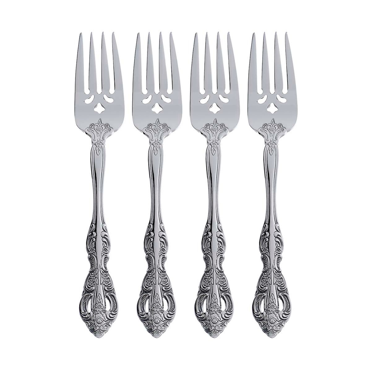 Michelangelo Salad Forks. Set of 4