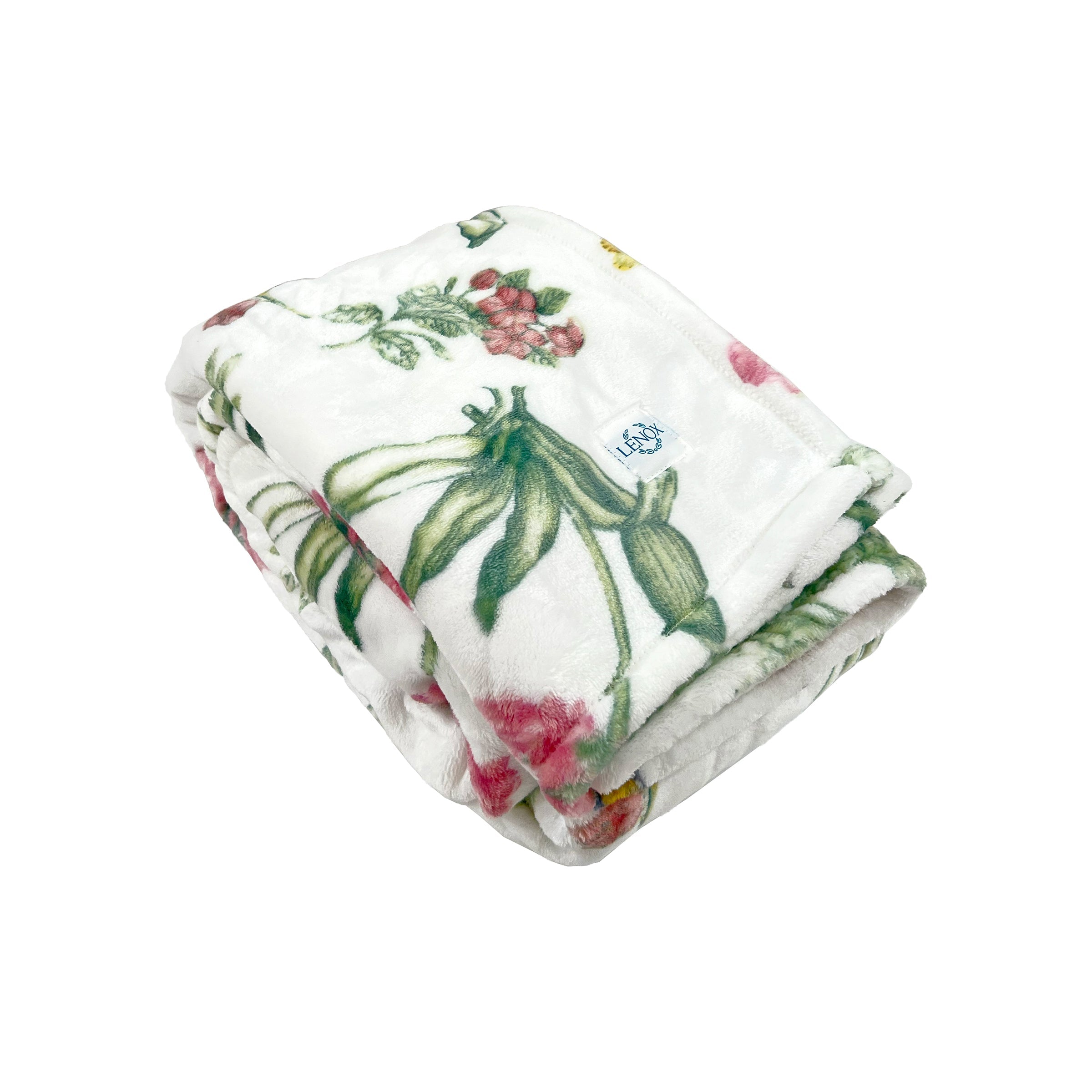 Butterfly Meadow Bloom Pink Throw Blanket - Image 3
