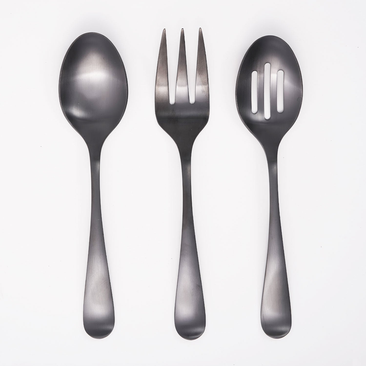 Rhiannon Black Satin 3-Piece Hostess Set - Image 3