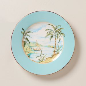 British Colonial Tradewind Accent Plate