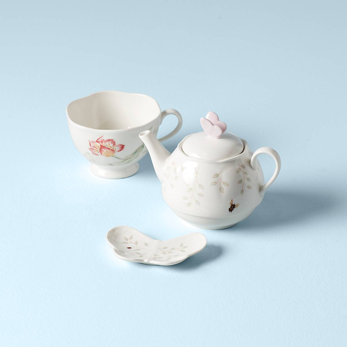 Butterfly Meadow 3-Piece Tea Set - Image 2