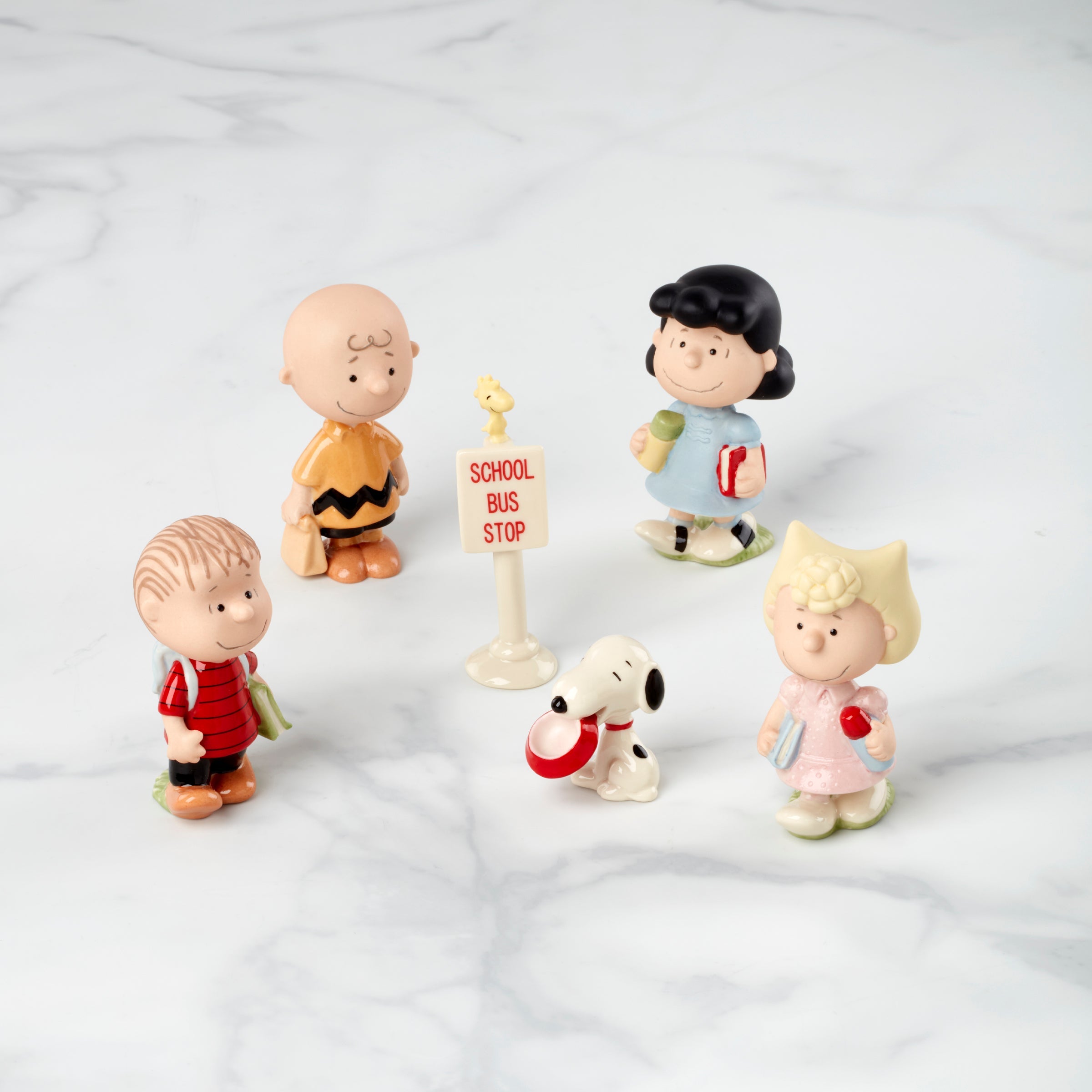 Peanuts 6-Piece Back To School Figurine Set