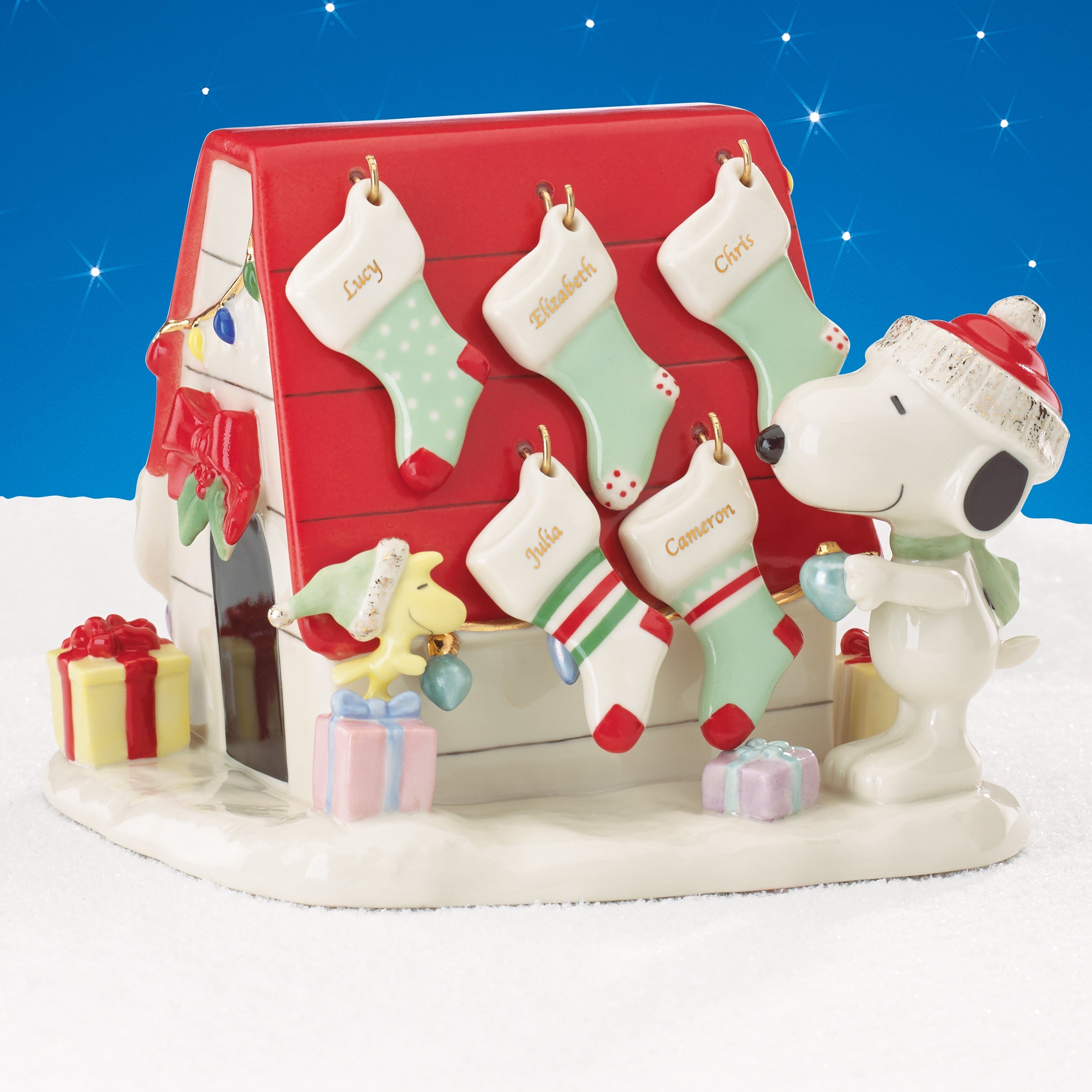 Personalized Snoopy's Christmas Decor For You Figurine - Image 4