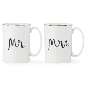 Bridal Party Mr & Mrs 2-Piece Mug Set