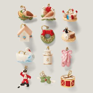 Twelve Days Of Christmas 12-Piece Mini Ornament Set