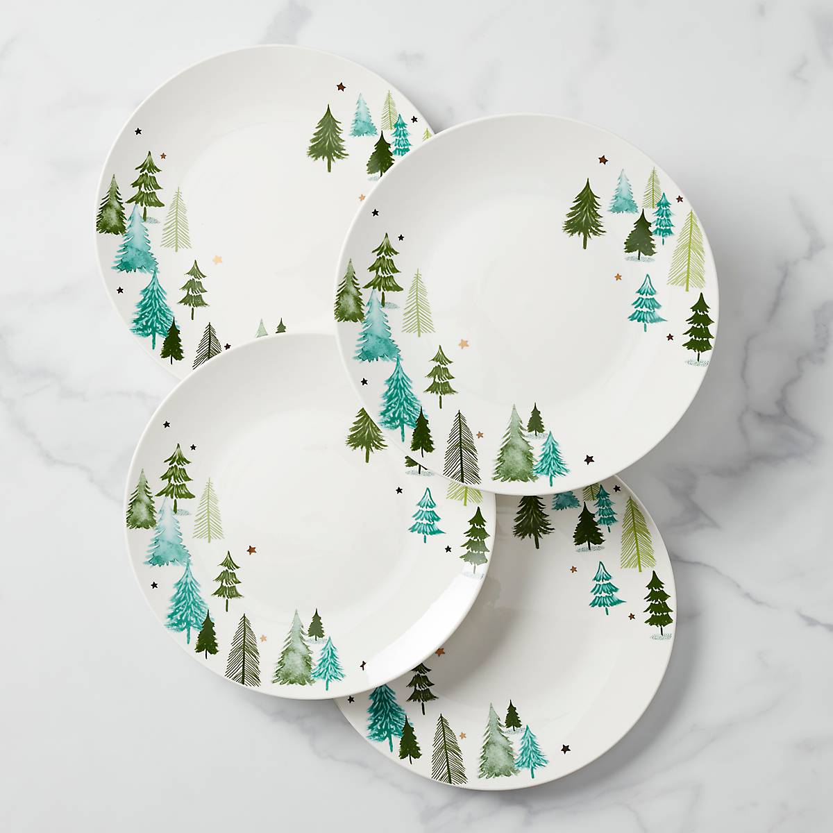 Balsam Lane Dinner Plates. Set of 4