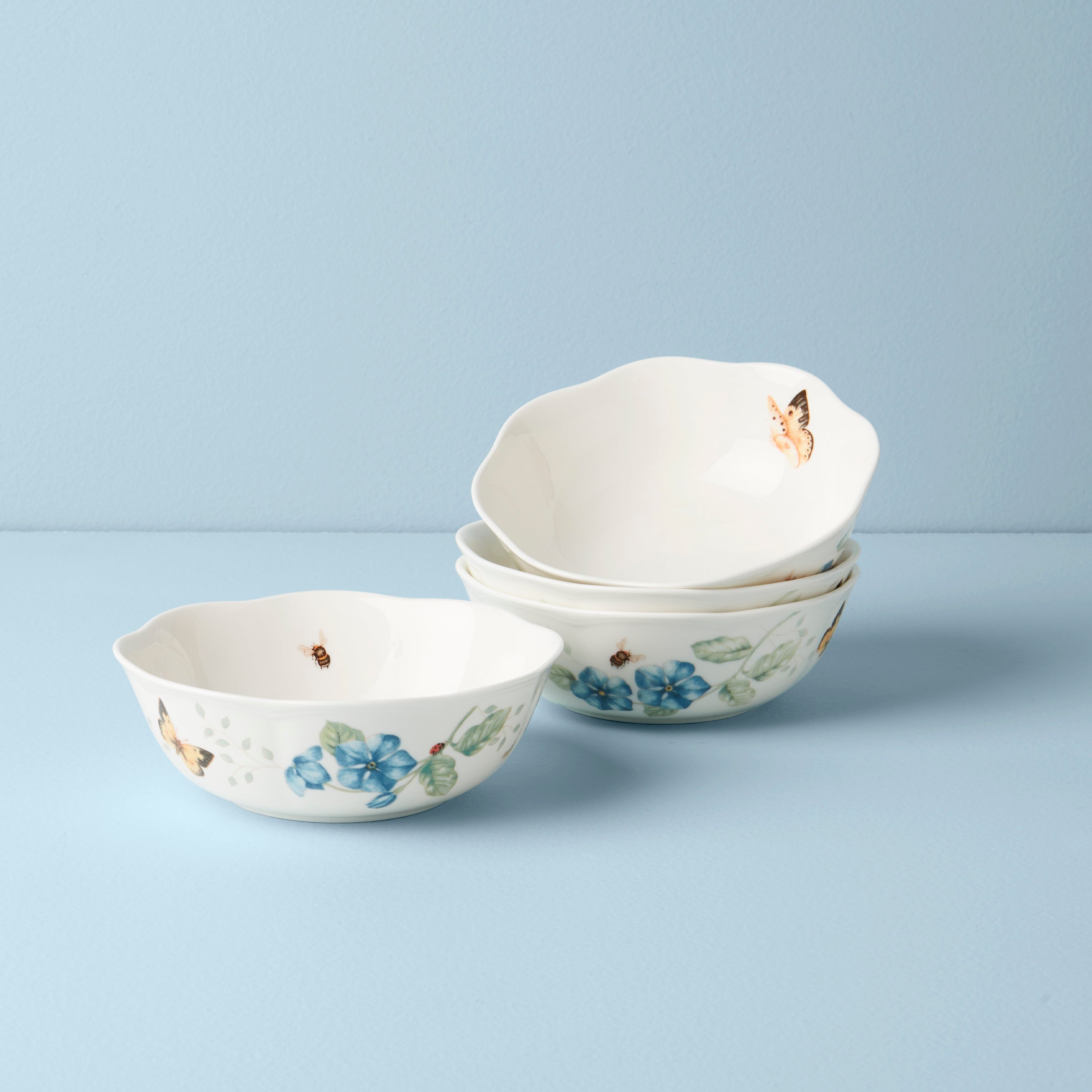 Butterfly Meadow All-Purpose Bowls. Set of 4
