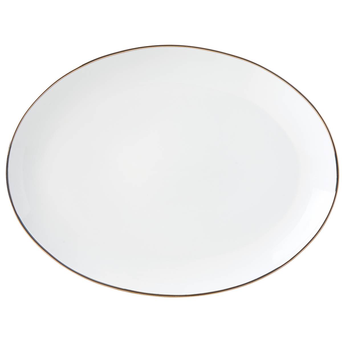 Trianna White Serving Platter - Image 2