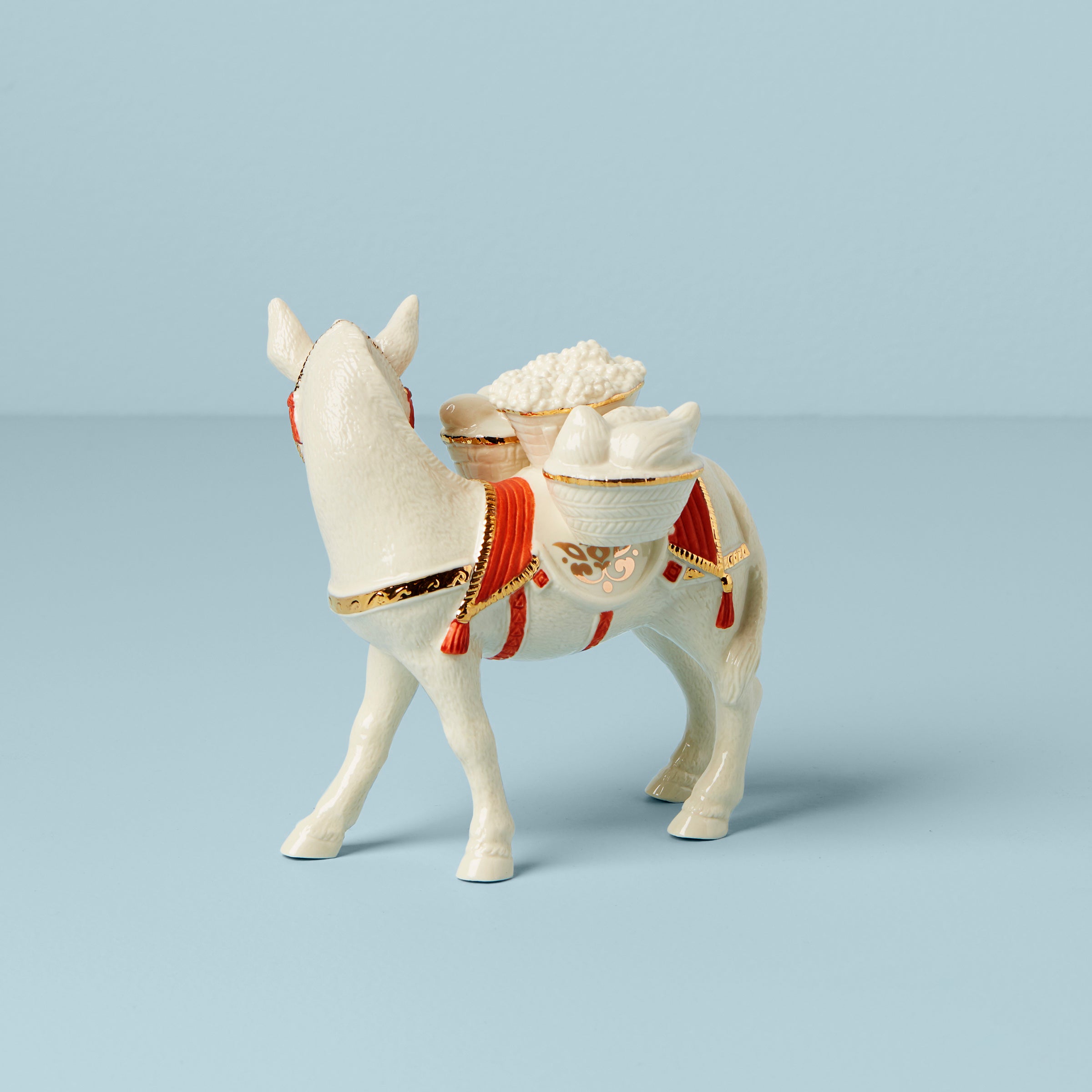 First Blessing Nativity Donkey Figurine - Image 2
