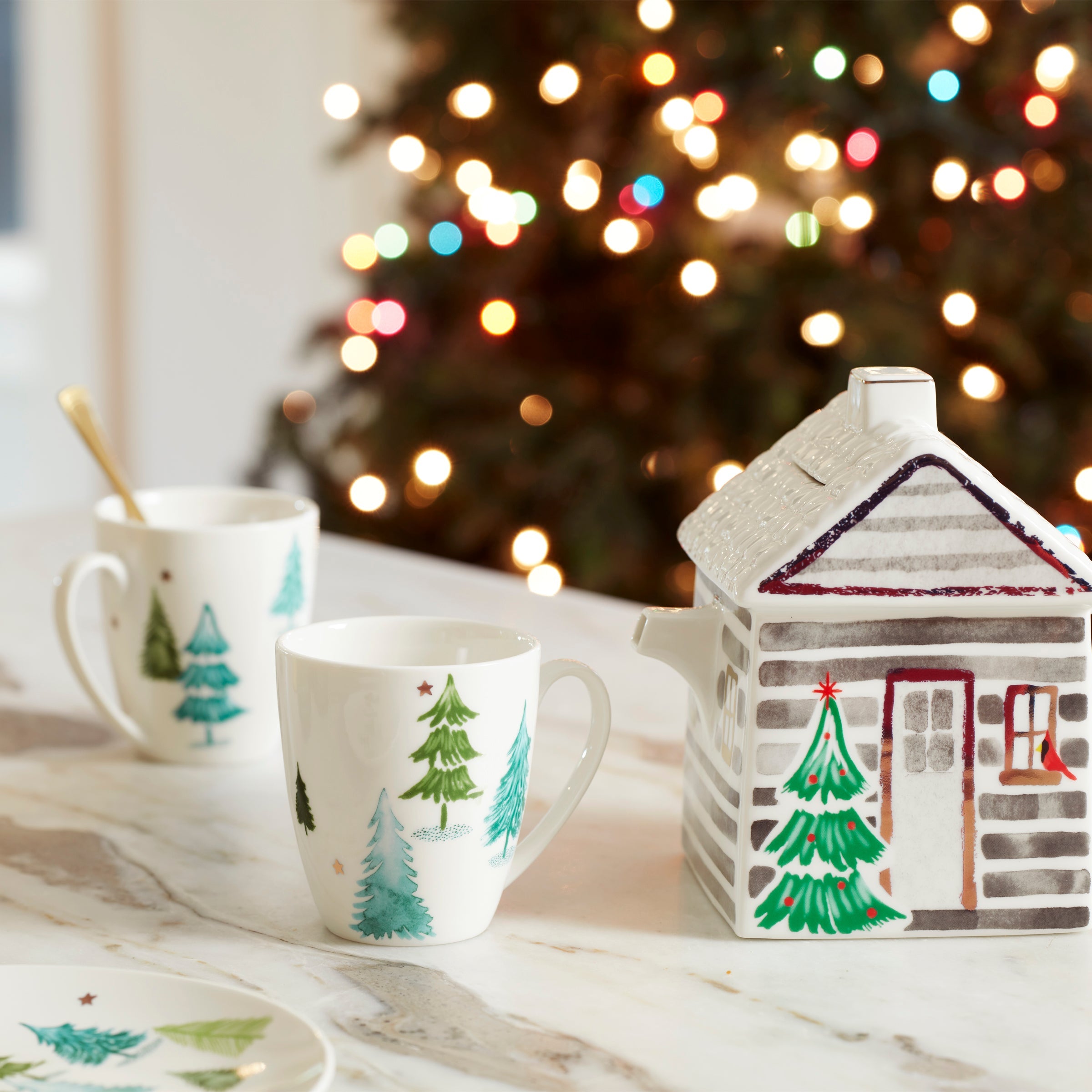 Balsam Lane Mugs. Set of 4 - Image 3