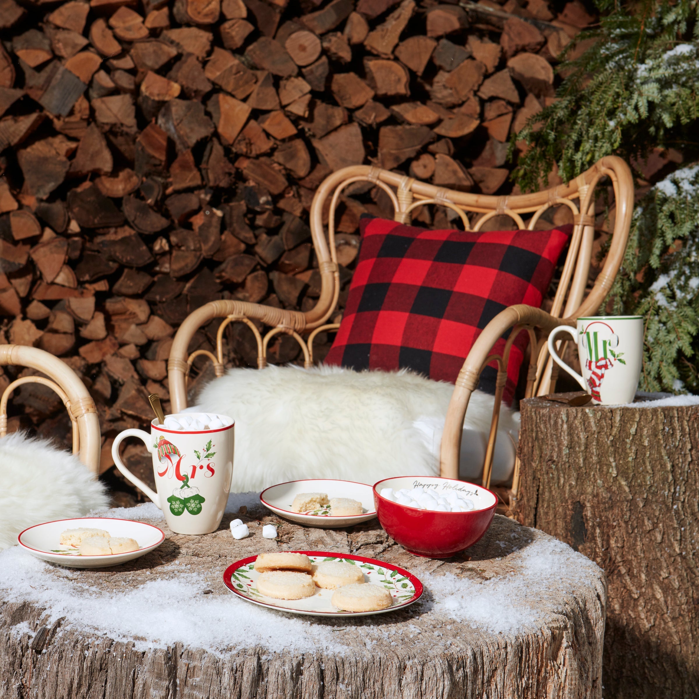 Holiday Accent Plates. Set of 6 - Image 4