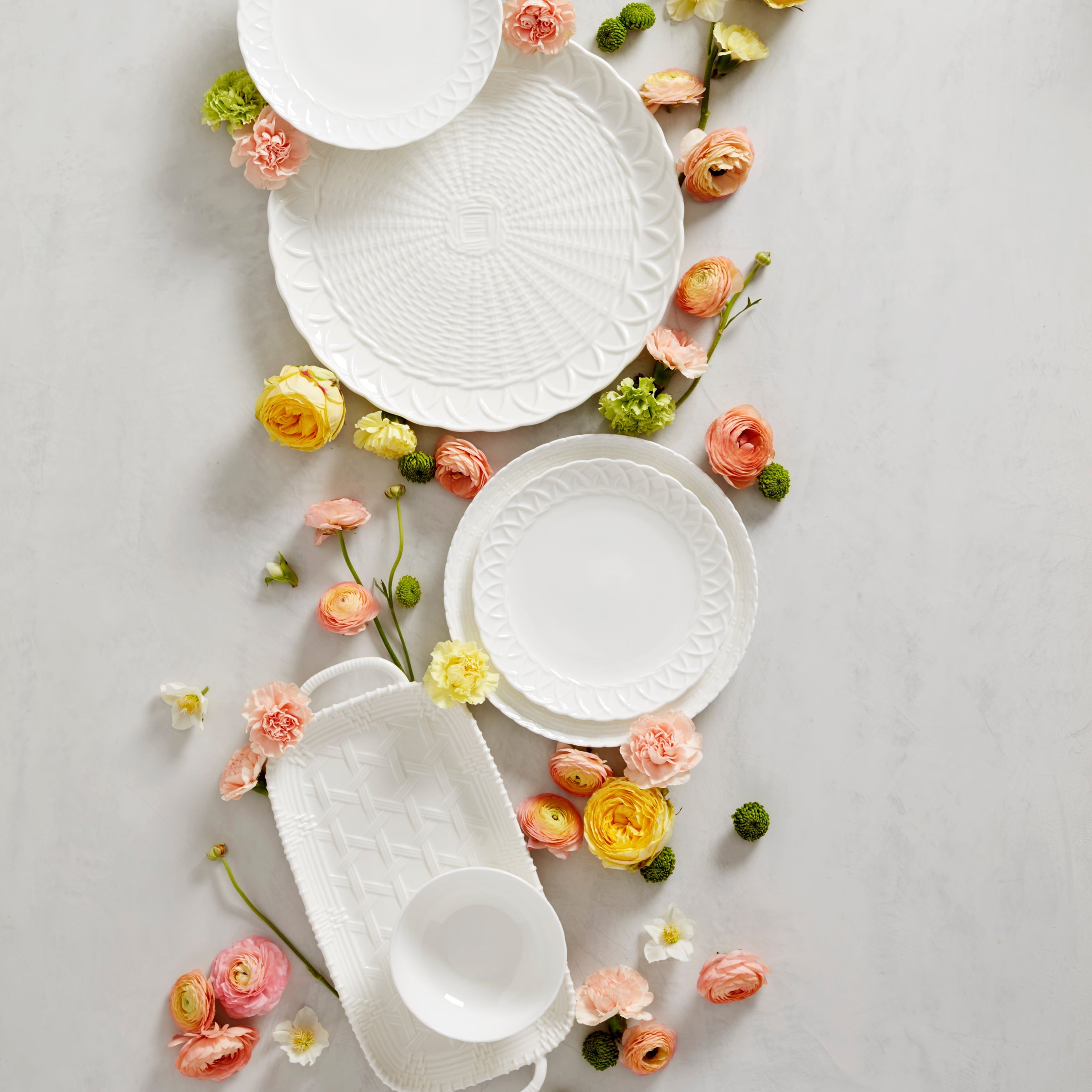 Wicker Creek Dinner Plates. Set of 4 - Image 3