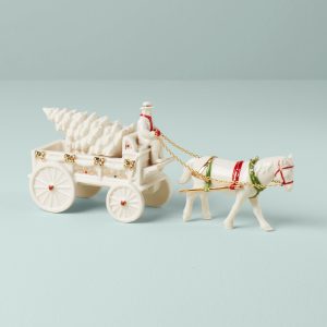 Mistletoe Park Farm Wagon Figurine