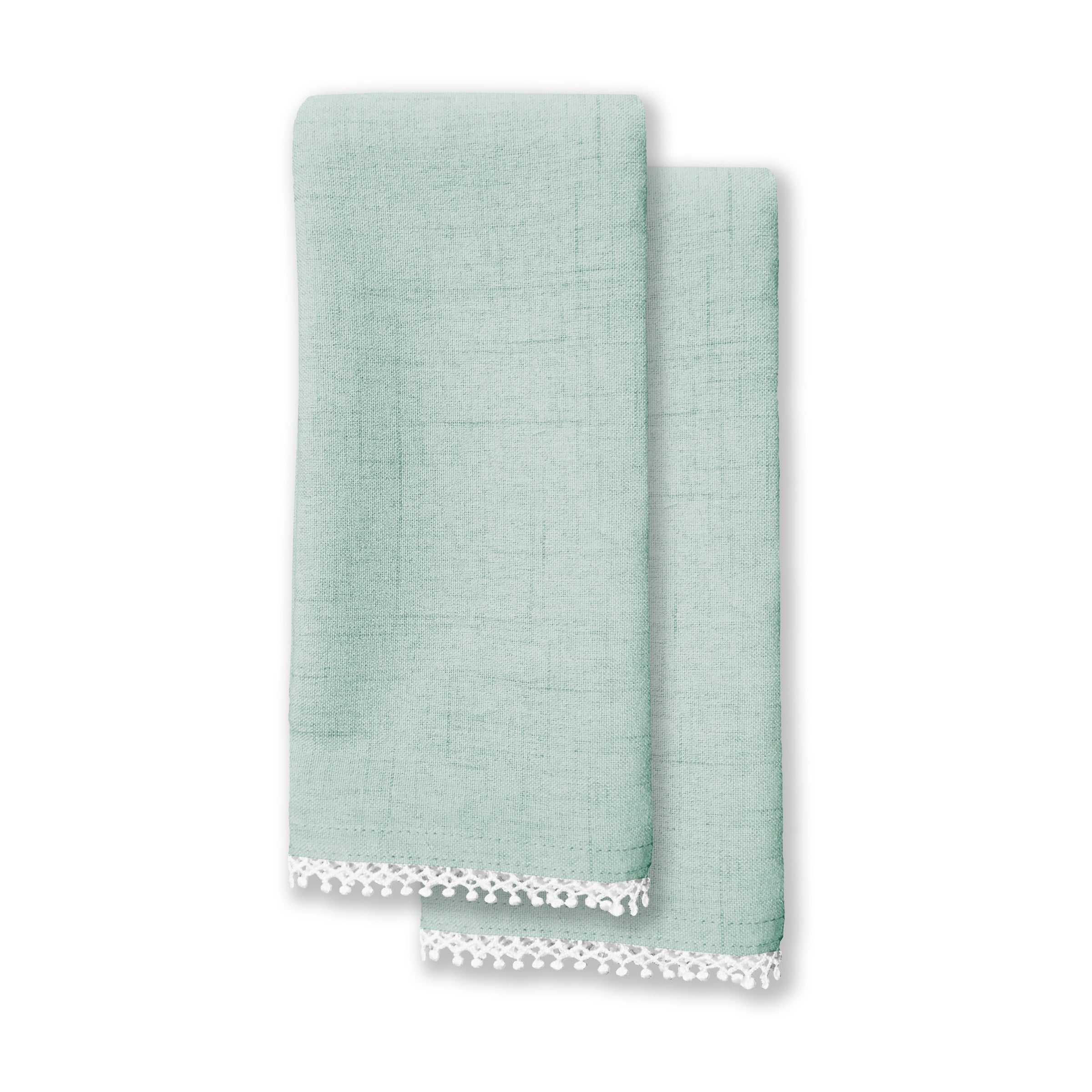 French Perle Ice Blue Napkin. Set of 2 - Image 2