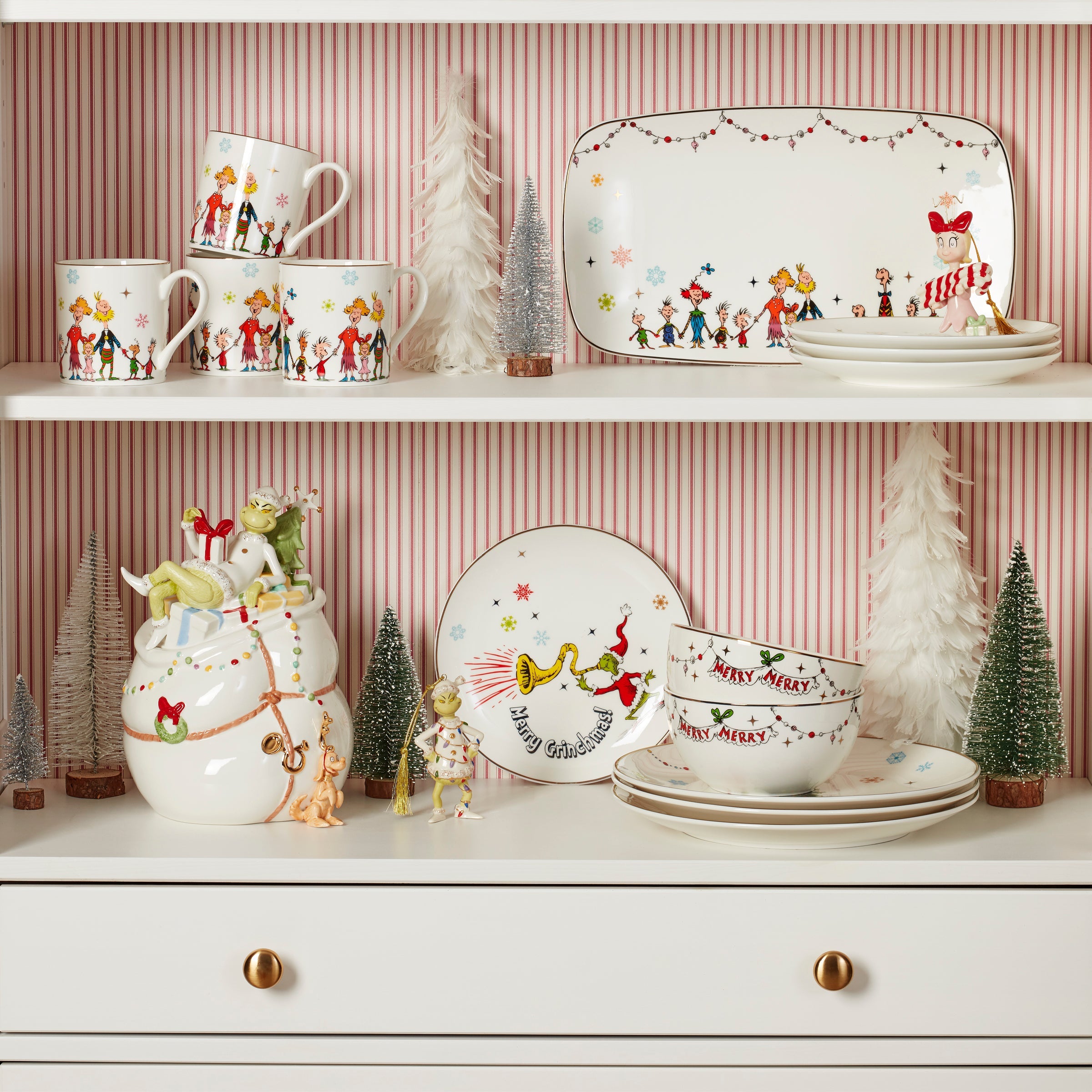 Merry Grinchmas All-Purpose Bowls. Set of 4 Assorted - Image 2