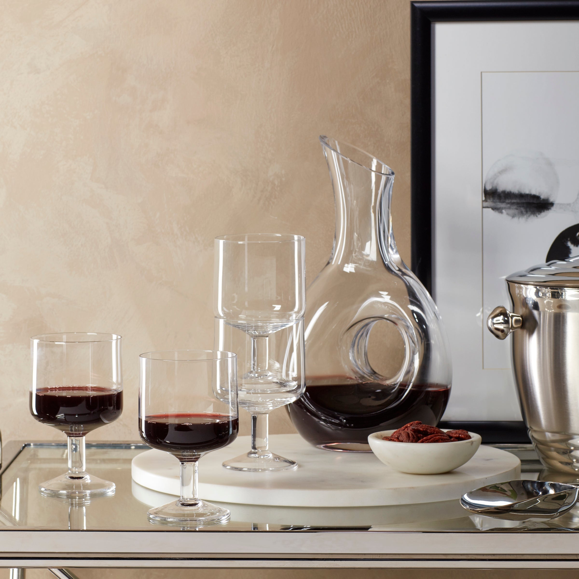 Tuscany Classics Stackable Wine Glasses. Set of 4 - Image 6