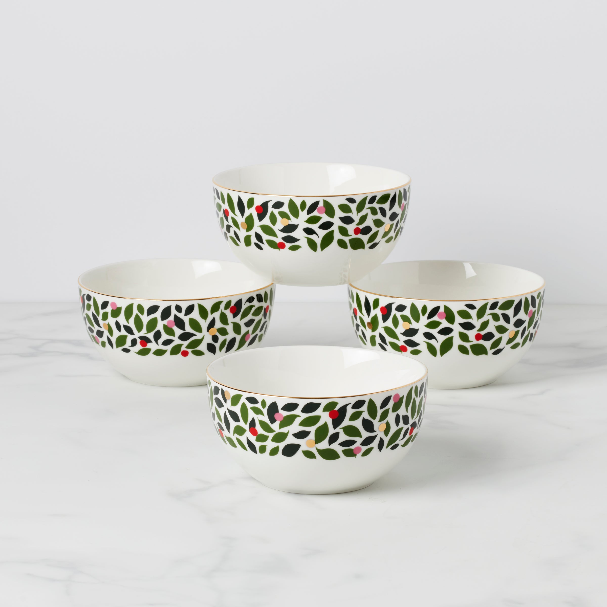 Evergreen Cereal Bowls. Set of 4