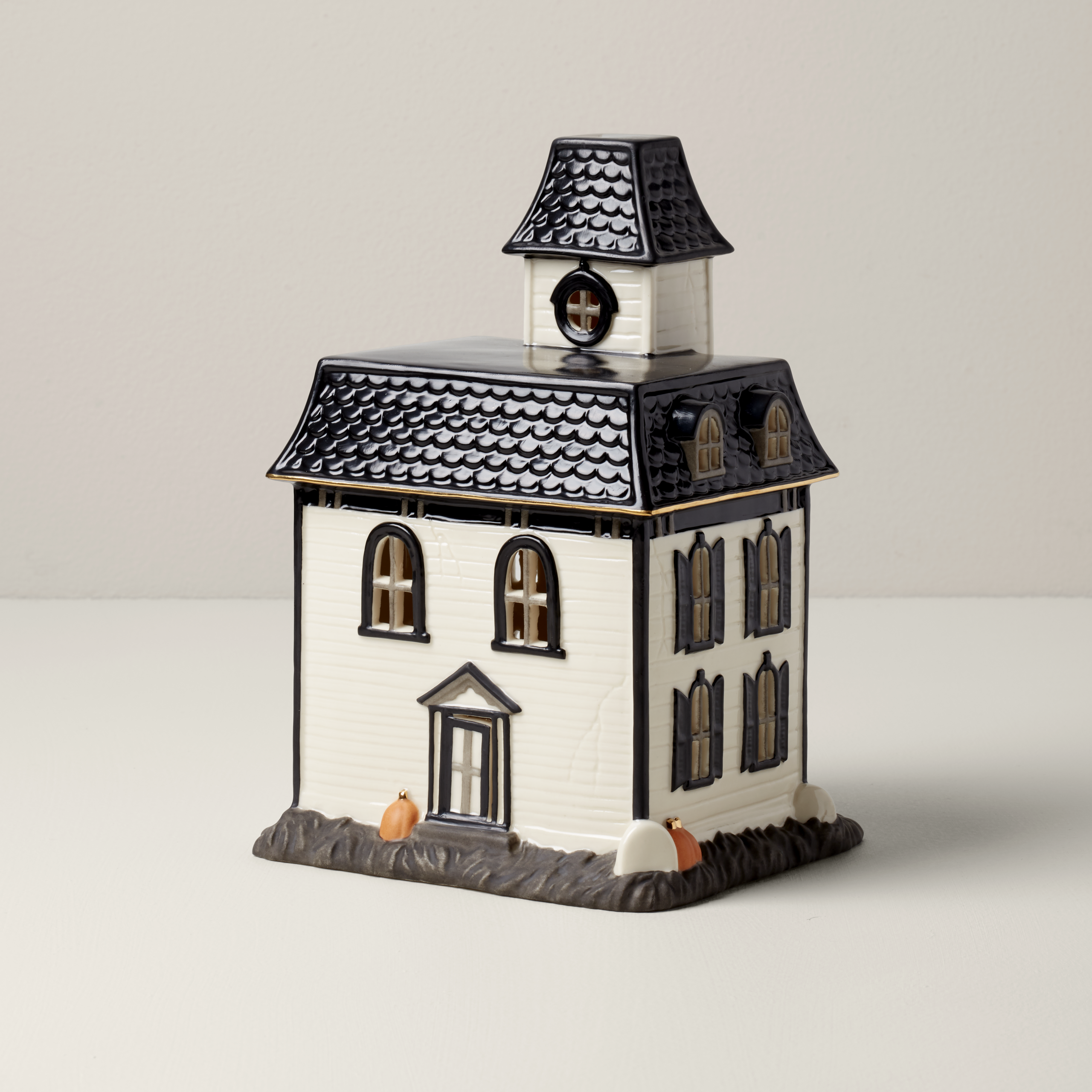 Vintage Halloween Lit House Figurine - Image 3