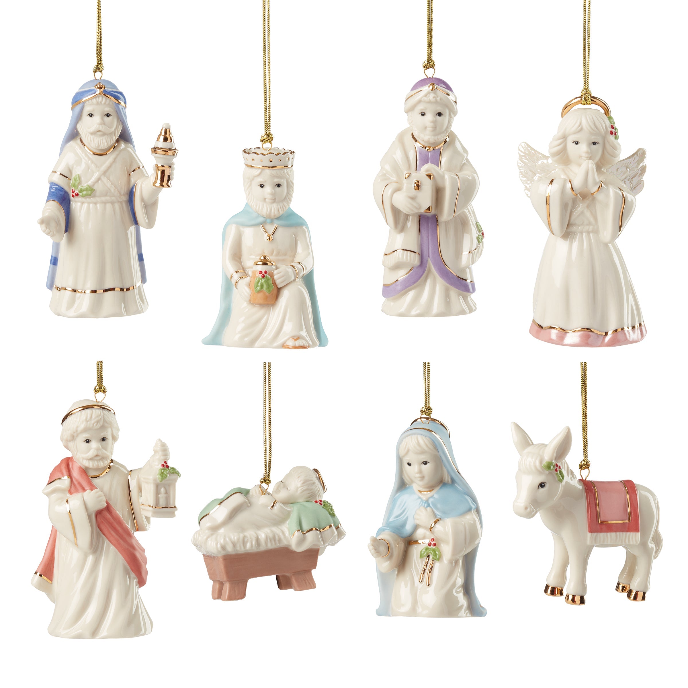 Nativity 8-Piece Ornament Set - Image 2