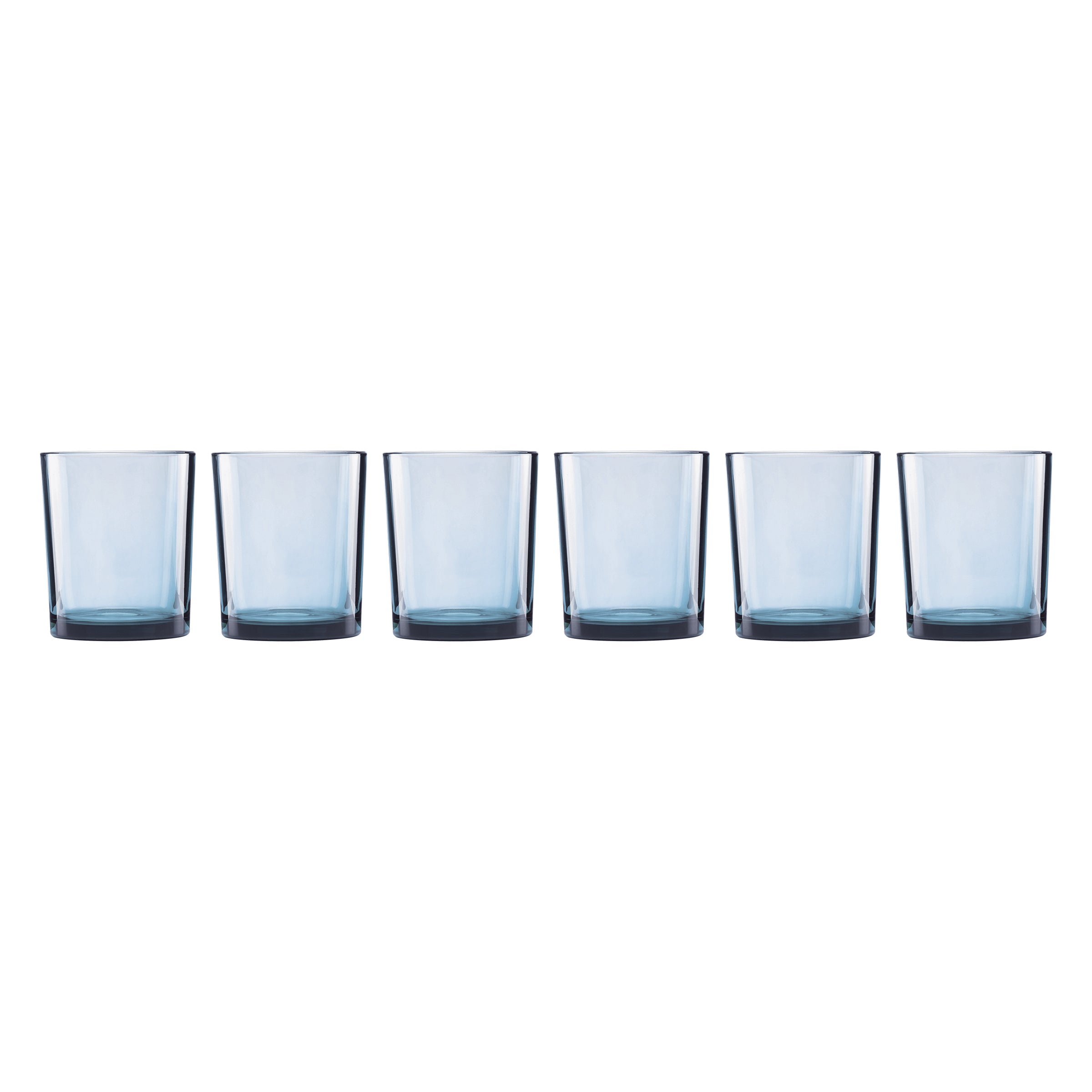Stackables Blue Tall Drinkware. Set of 6