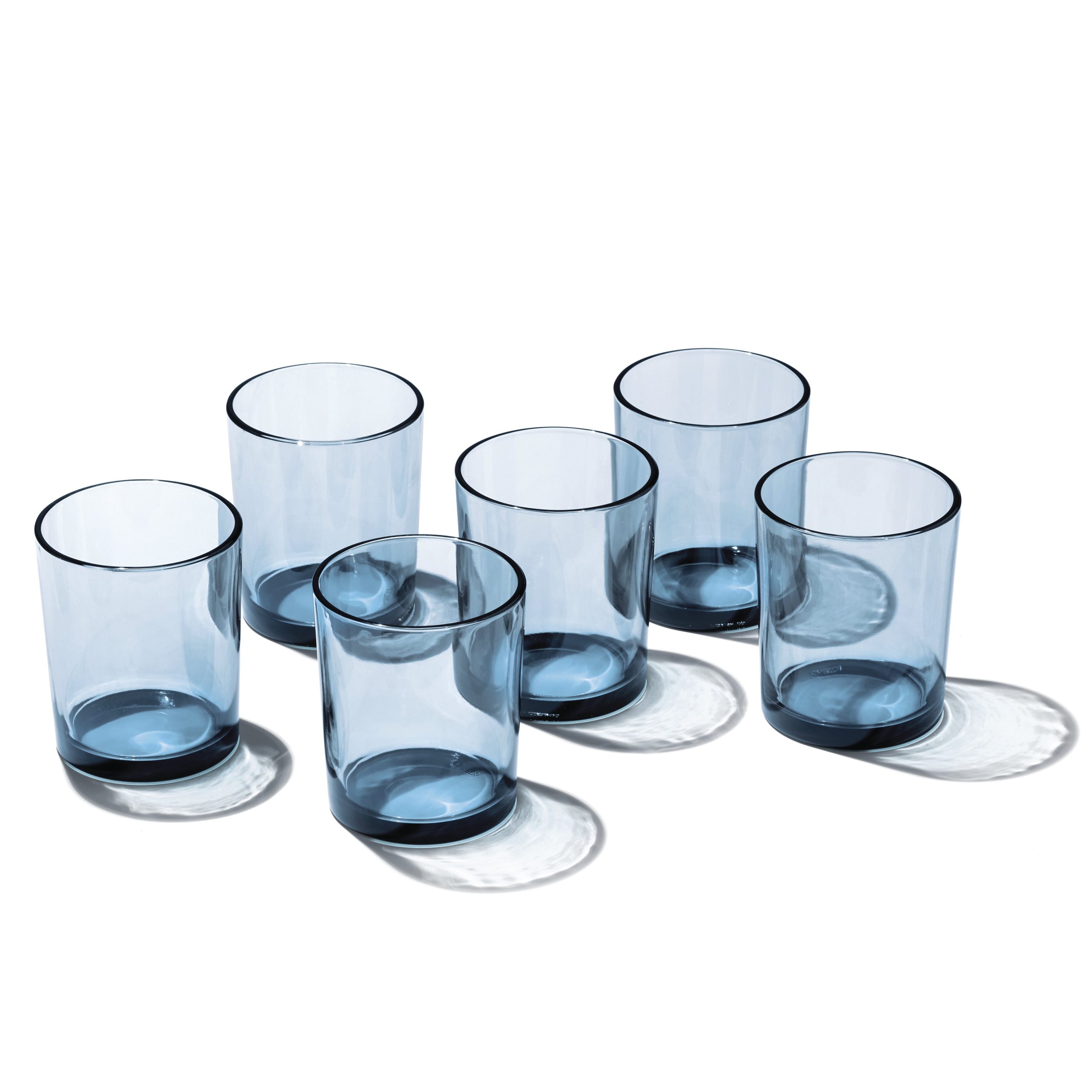 Stackables Blue Tall Drinkware. Set of 6 - Image 2