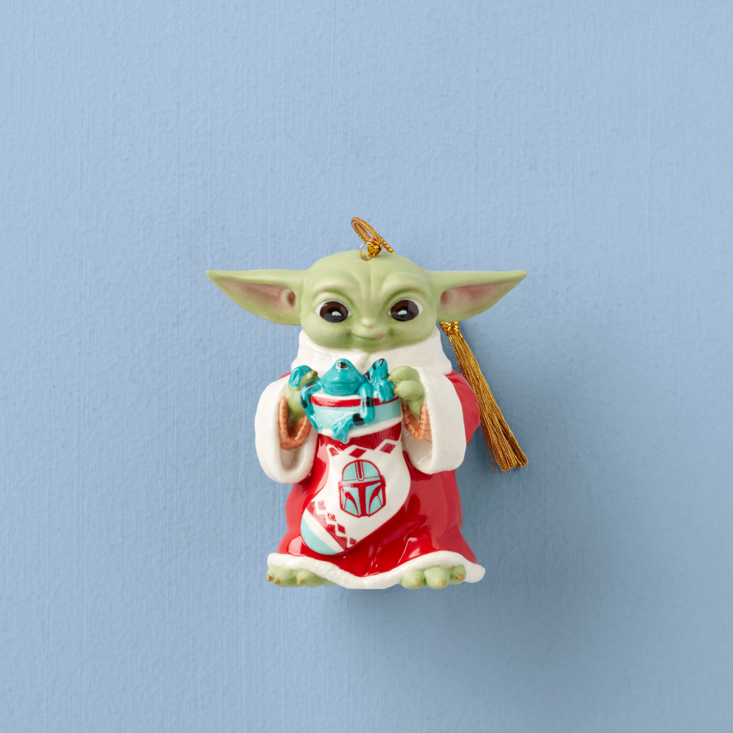 Holiday Grogu with Stocking Ornament - Image 2