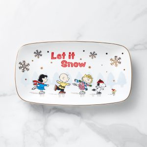 Snoopy Skating Hors d'Oeuvres Tray