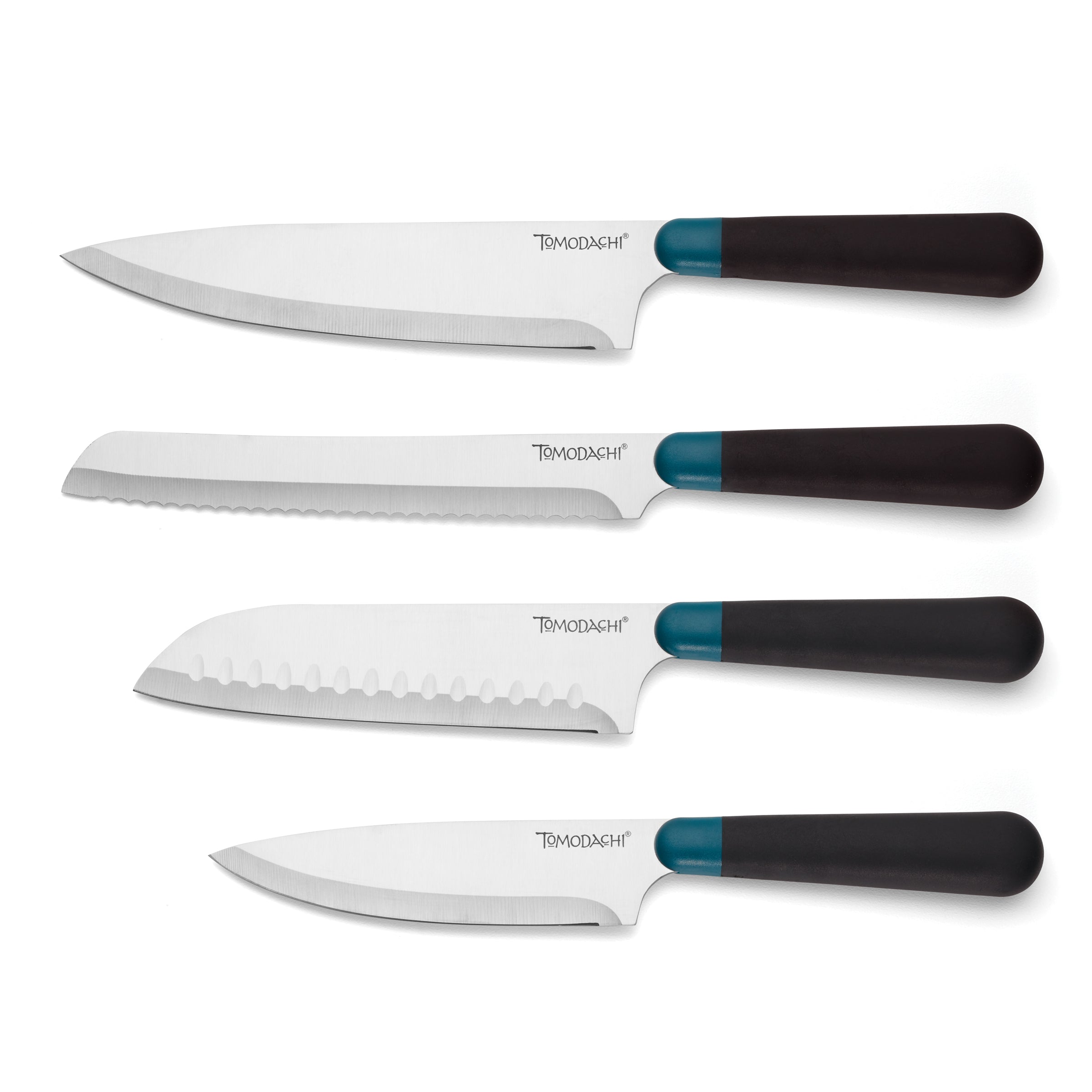 Keen Black Marble 5-Piece Bristle Cutlery Block Set - Image 3