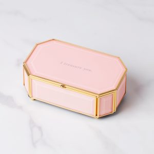 I Treasure You Pink Jewelry Box