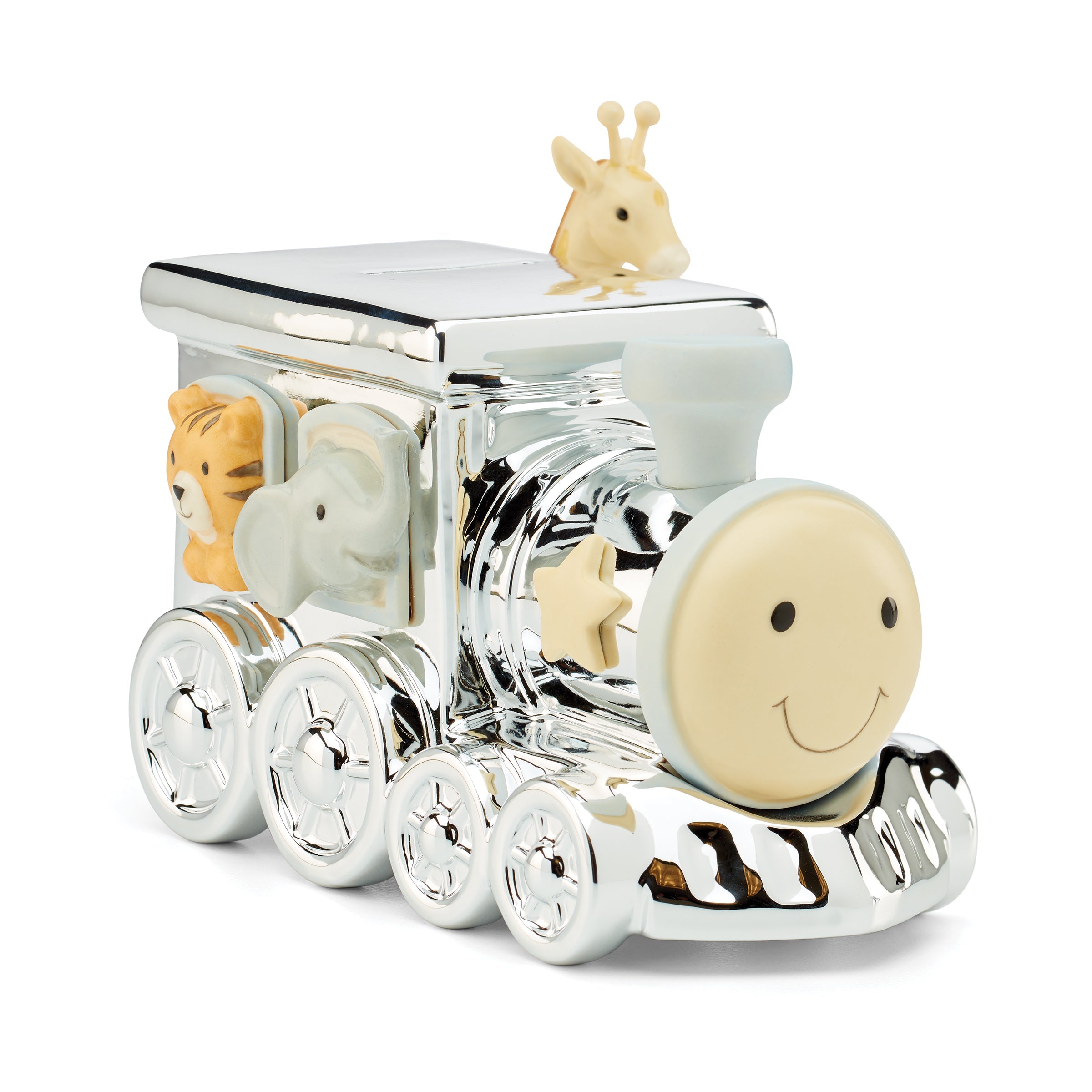 Animal Train Silverplate Bank - Image 2