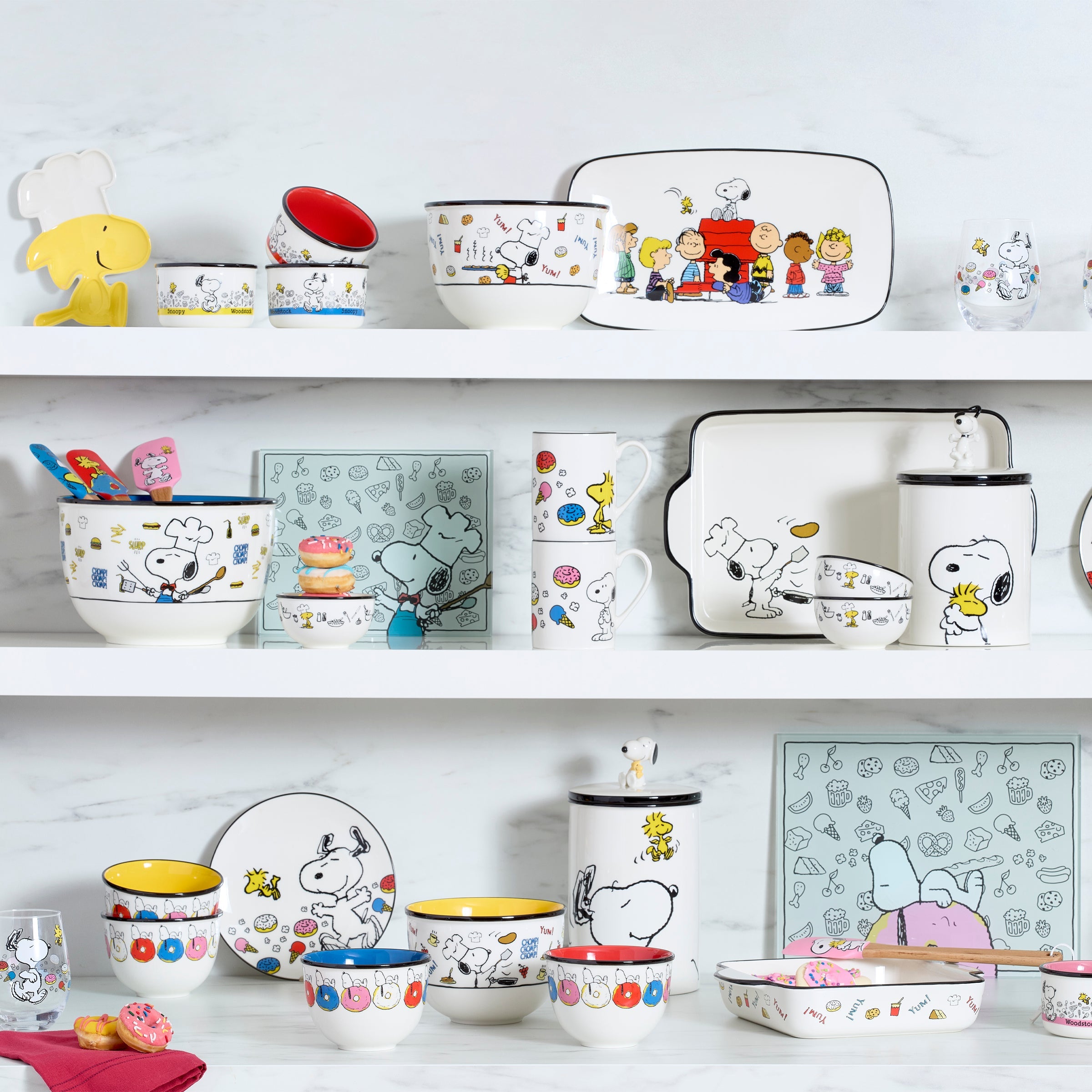 Chef Snoopy Dessert Bowls. Set of 4 - Image 2