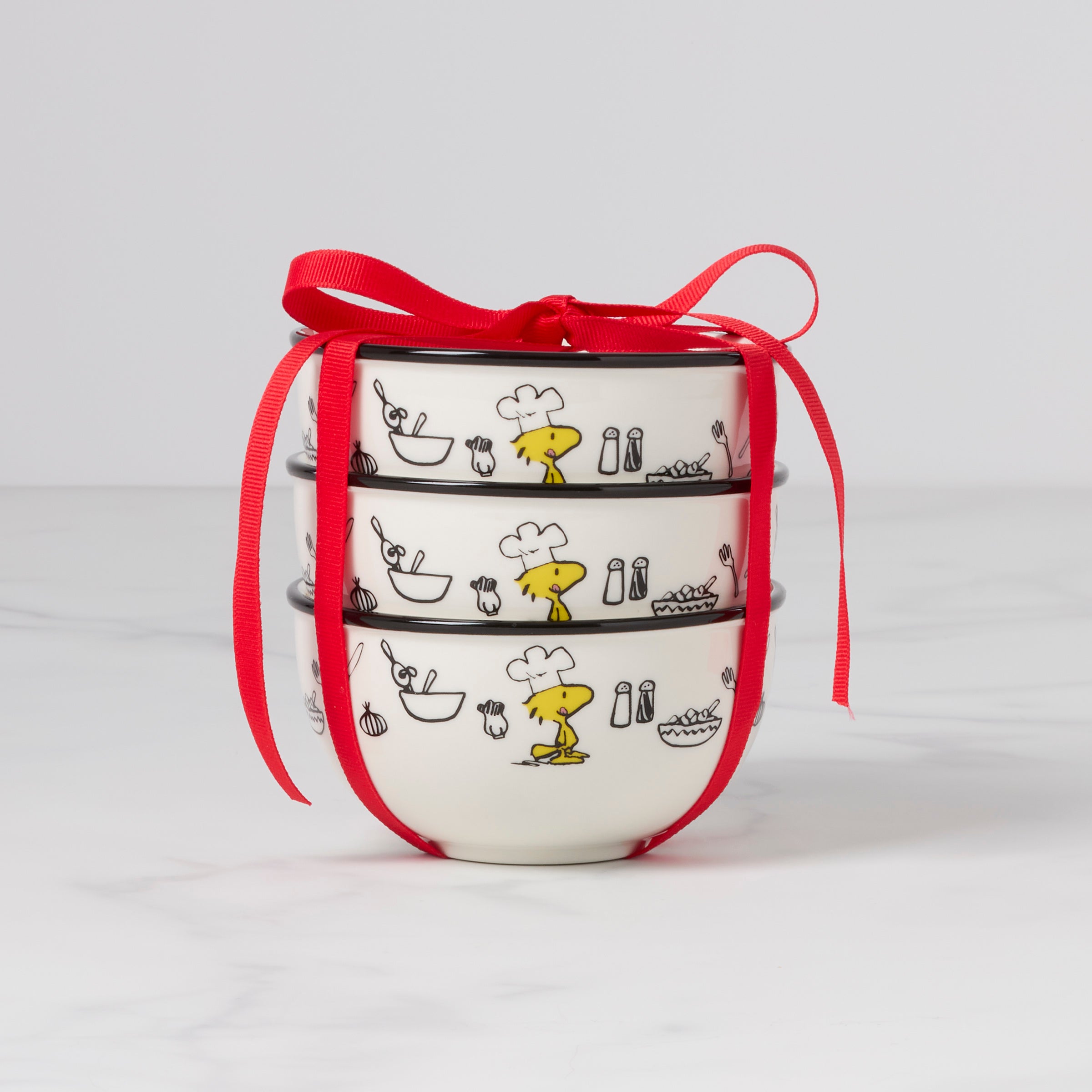 Chef Snoopy Mini Bowls. Set of 3