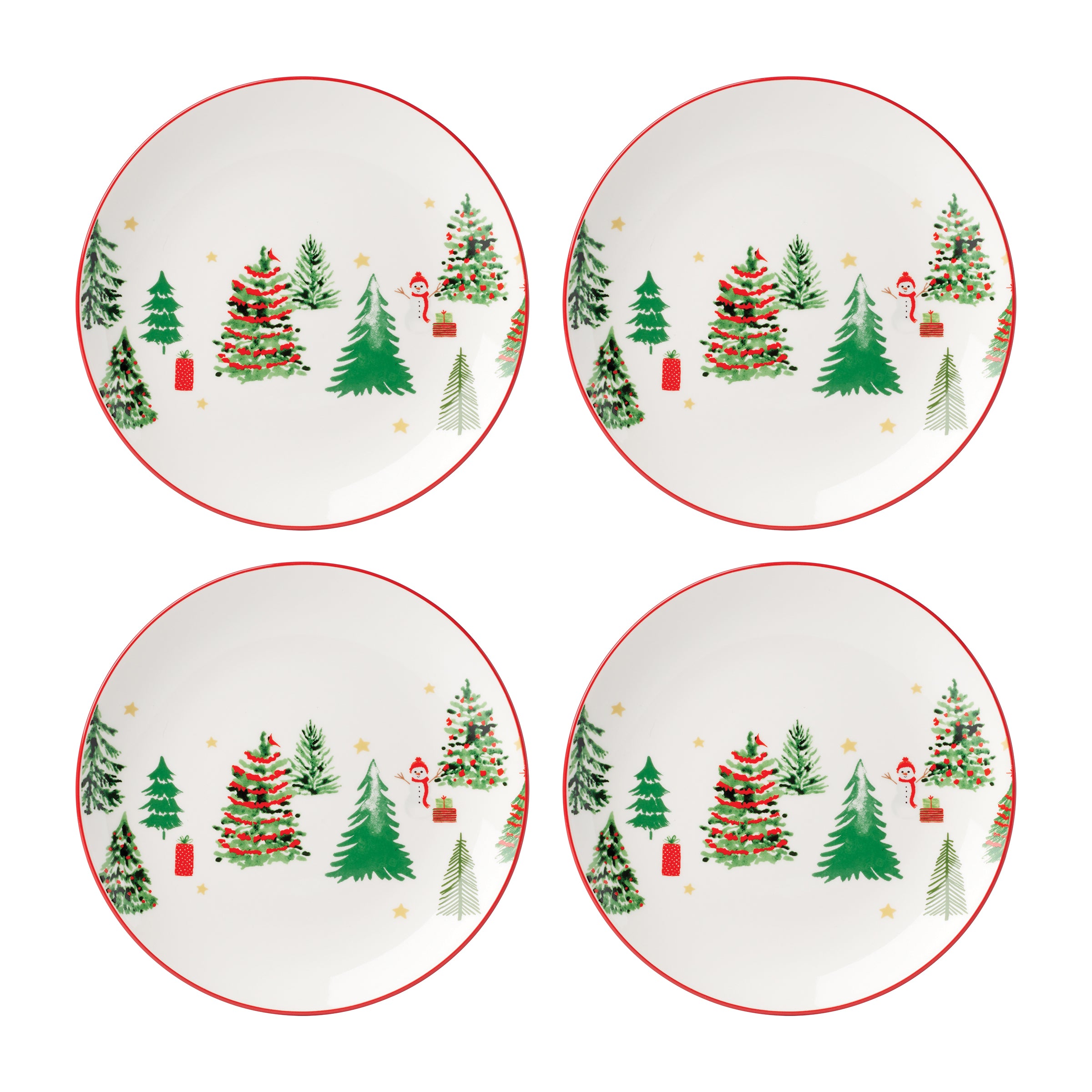 Merry & Bright Accent Plates. Set of 4 - Image 6