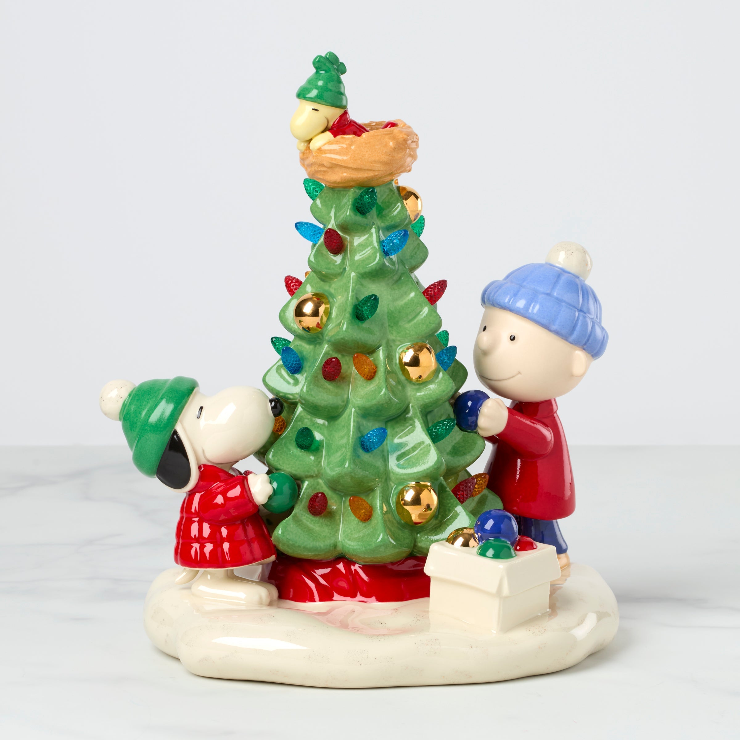 Peanuts Christmas Lit Figurine - Image 2
