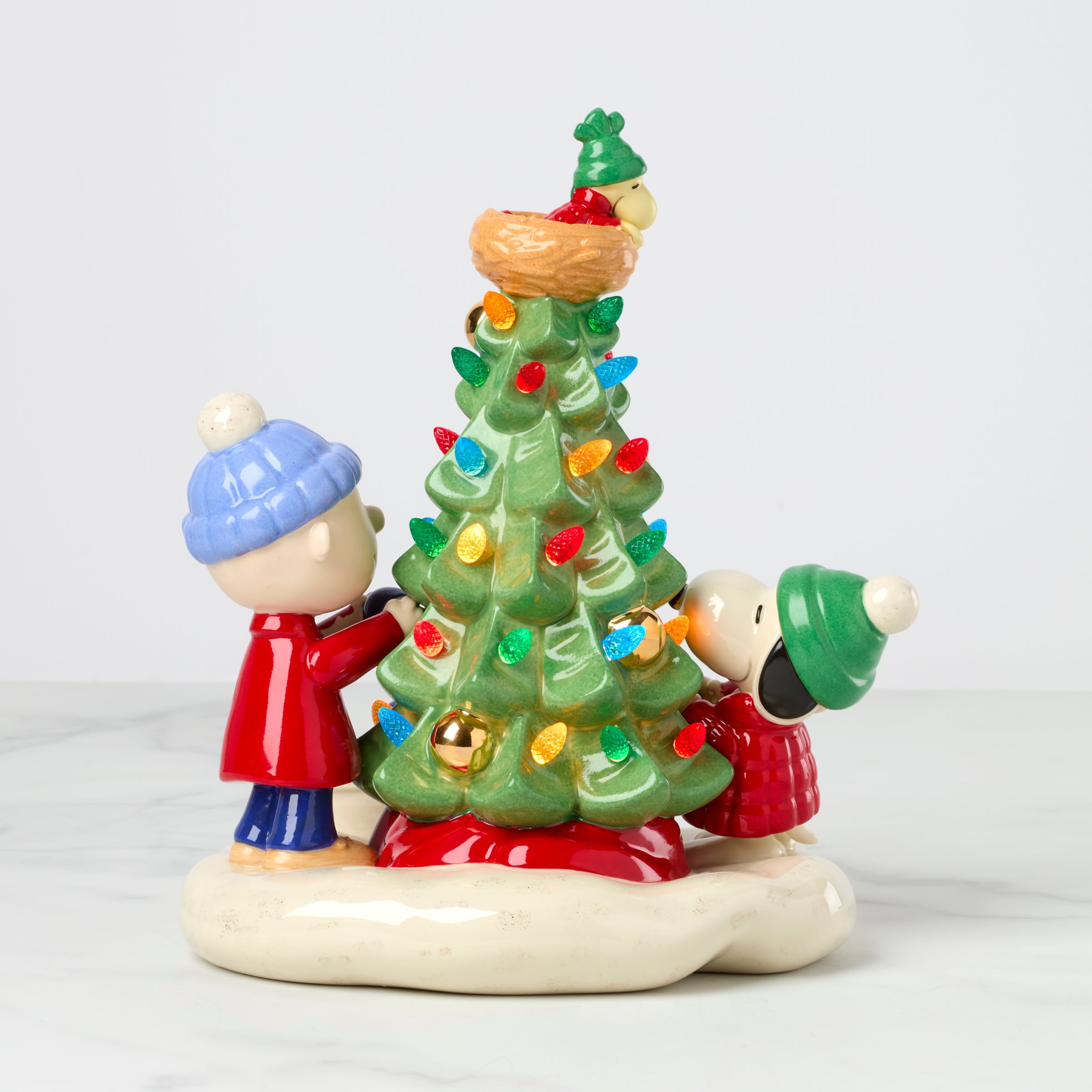 Peanuts Christmas Lit Figurine - Image 3