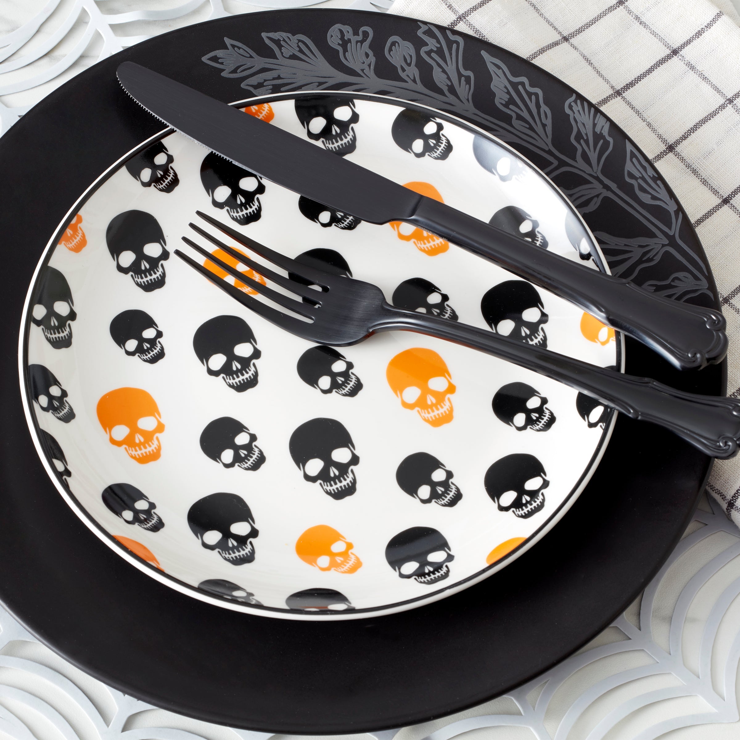 Vintro Halloween Accent Plates. Set of 4 - Image 3