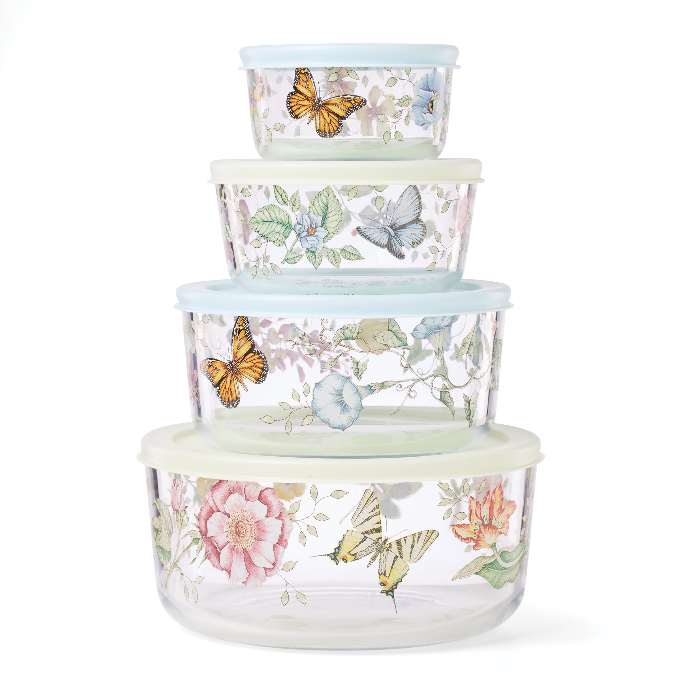 Butterfly Meadow Glass Containers. Set of 4 - Image 4