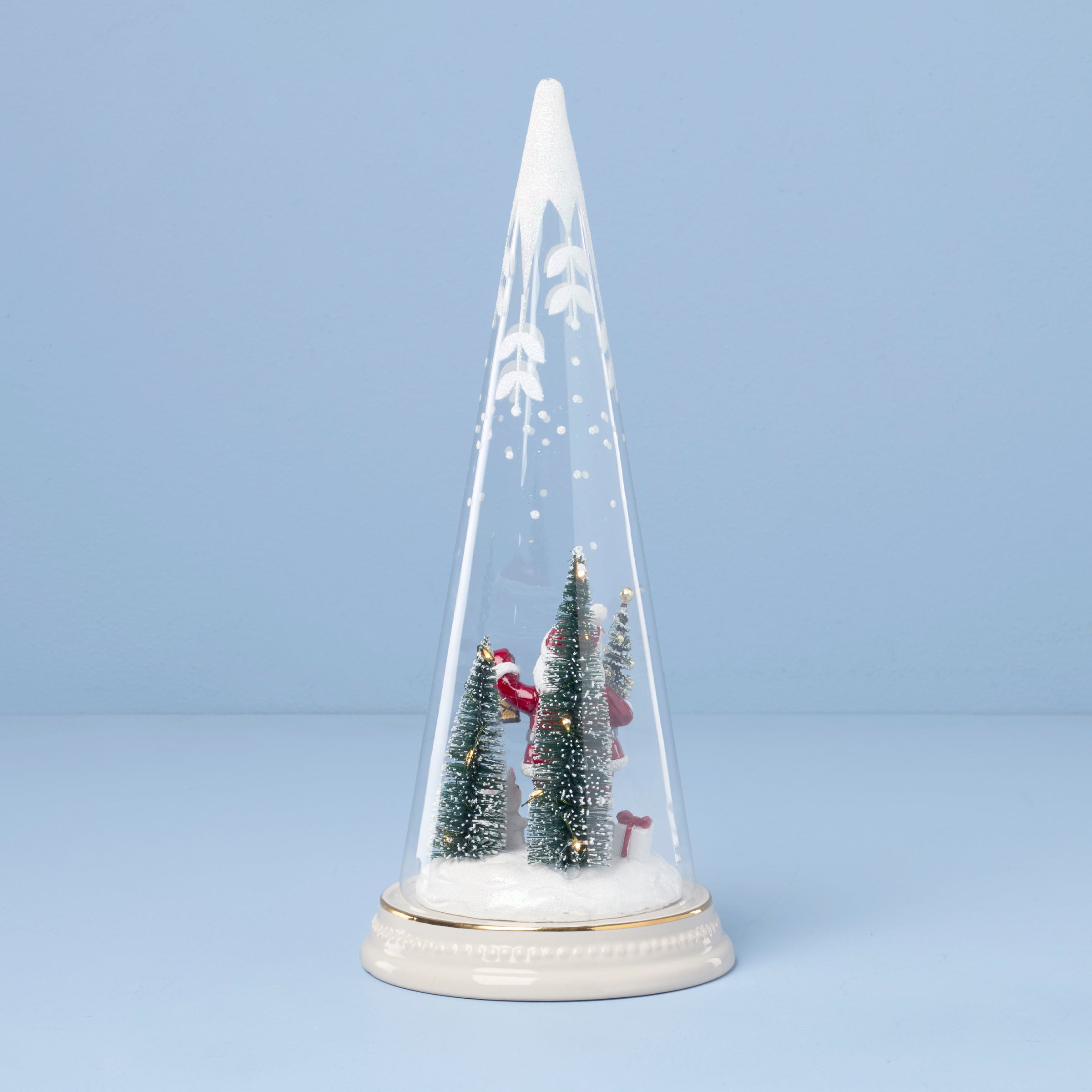 Merry & Magical Lit Santa With Lantern Figurine - Image 4