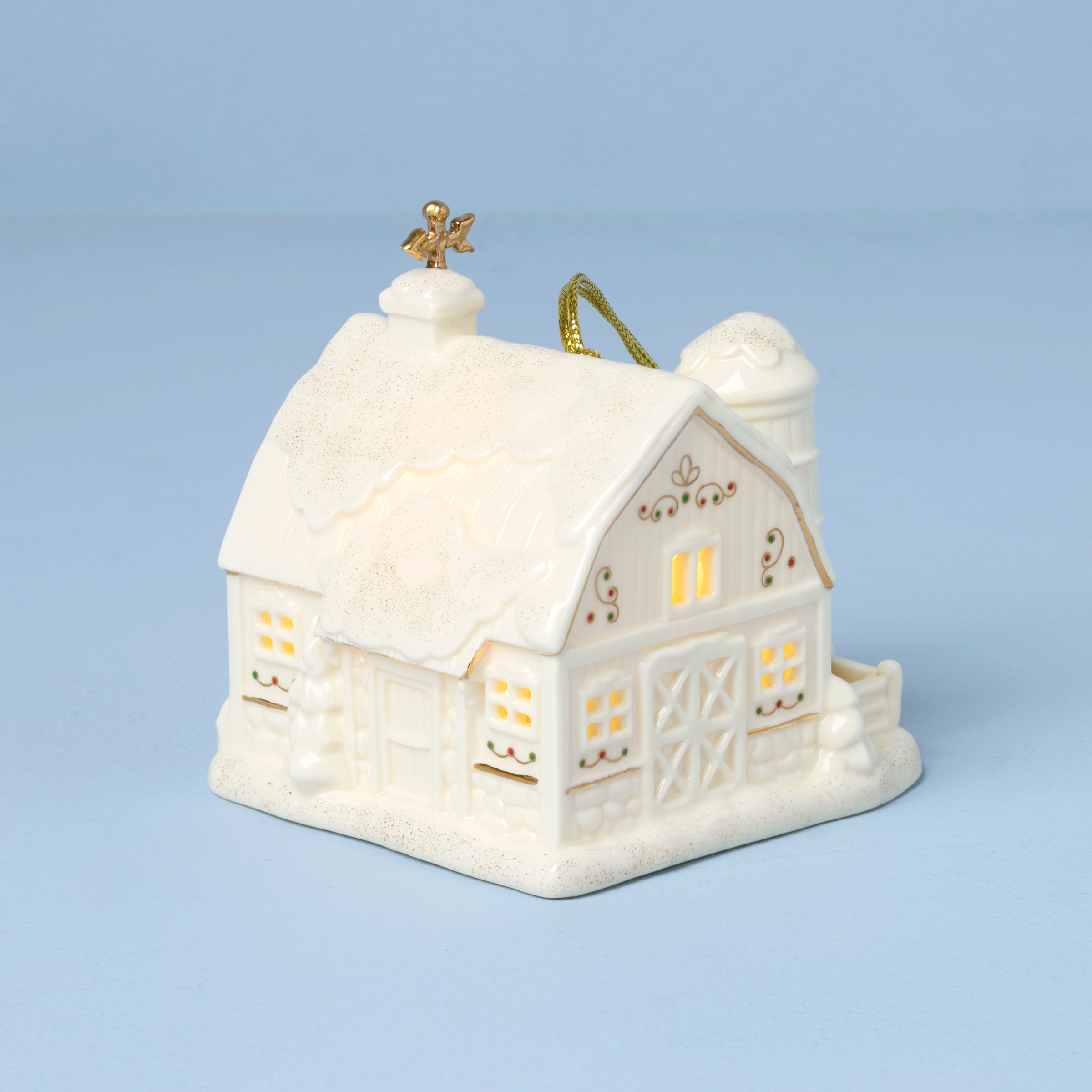Mistletoe Park Barn Lit Ornament - Image 3
