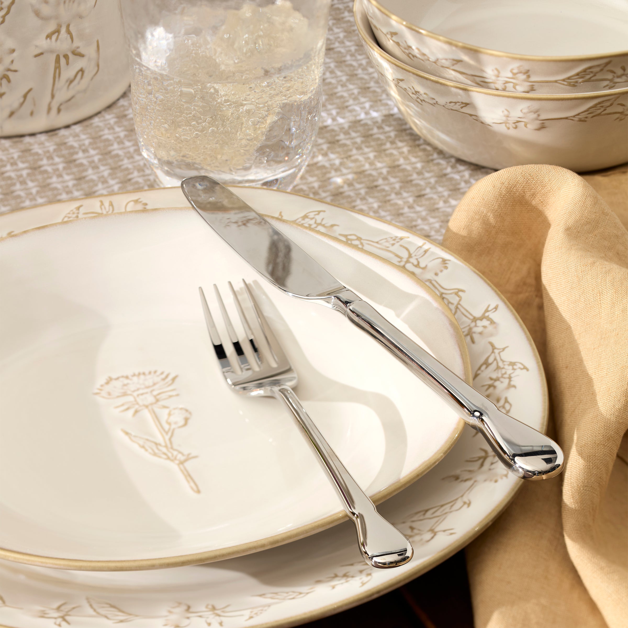 Homespun 12-Piece Dinnerware Set - Image 9