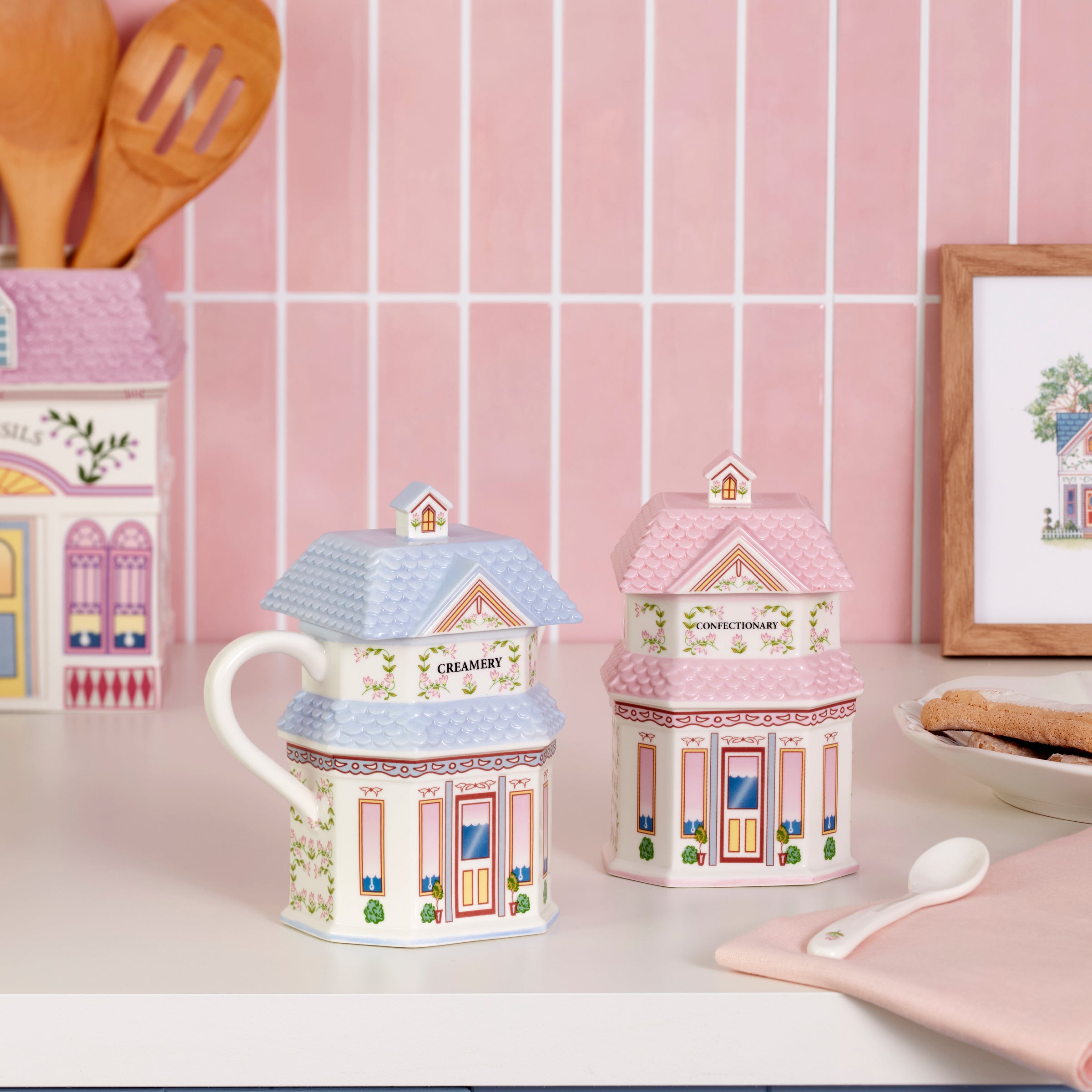Lenox Spice Village Sugar & Creamer Set - Image 6