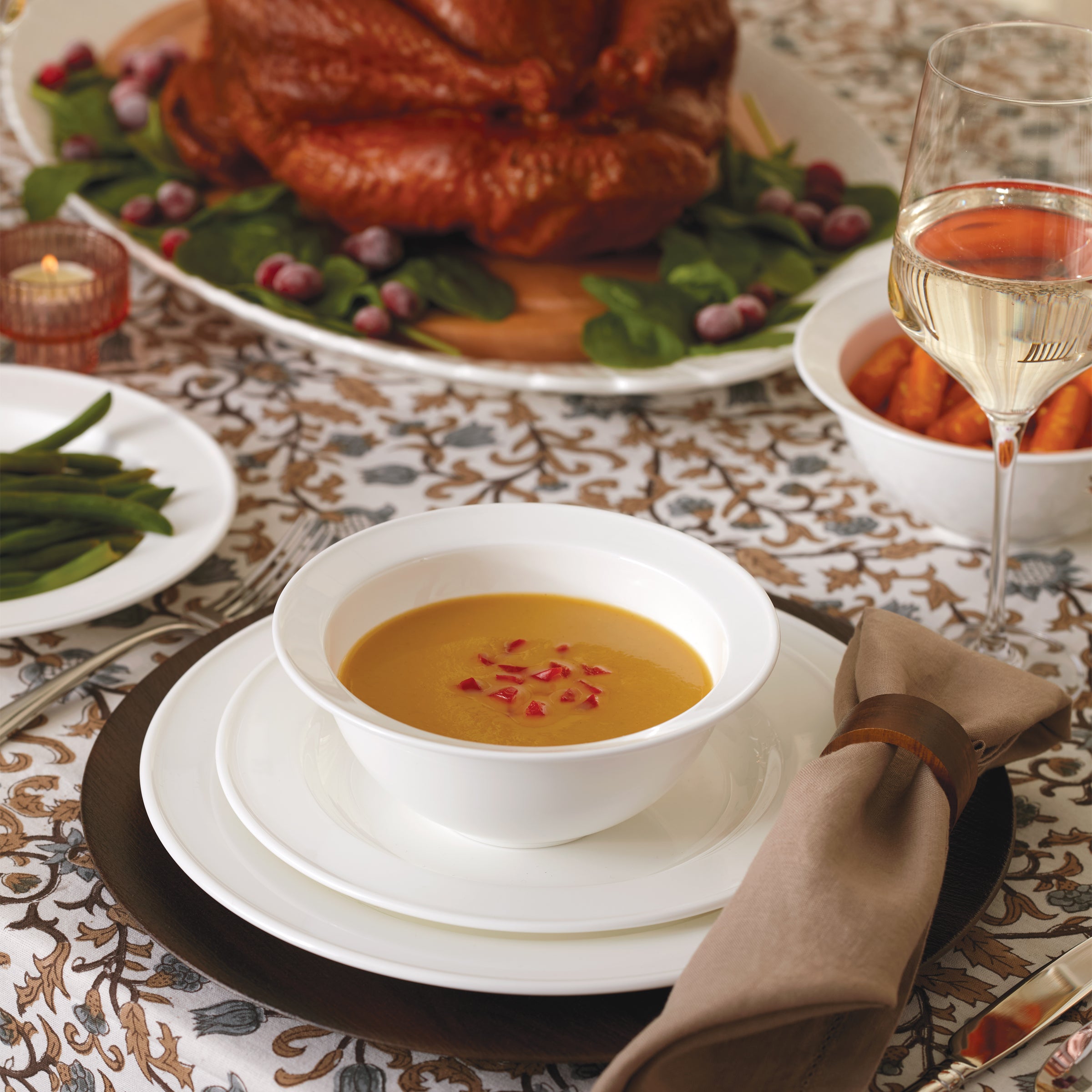 Studio 1414 Rimmed 12-Piece Dinnerware Set - Image 5