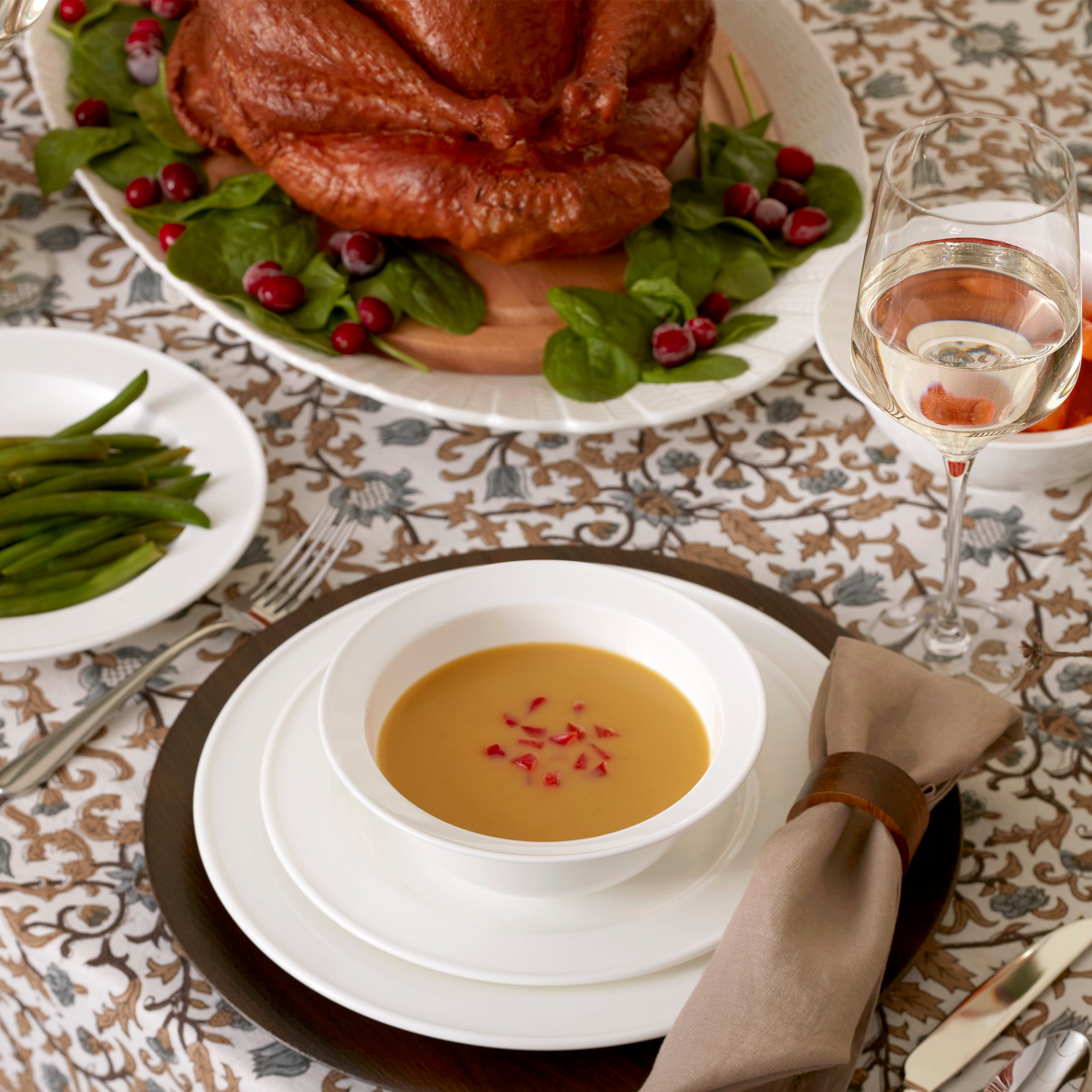 Studio 1414 Rimmed 12-Piece Dinnerware Set - Image 6