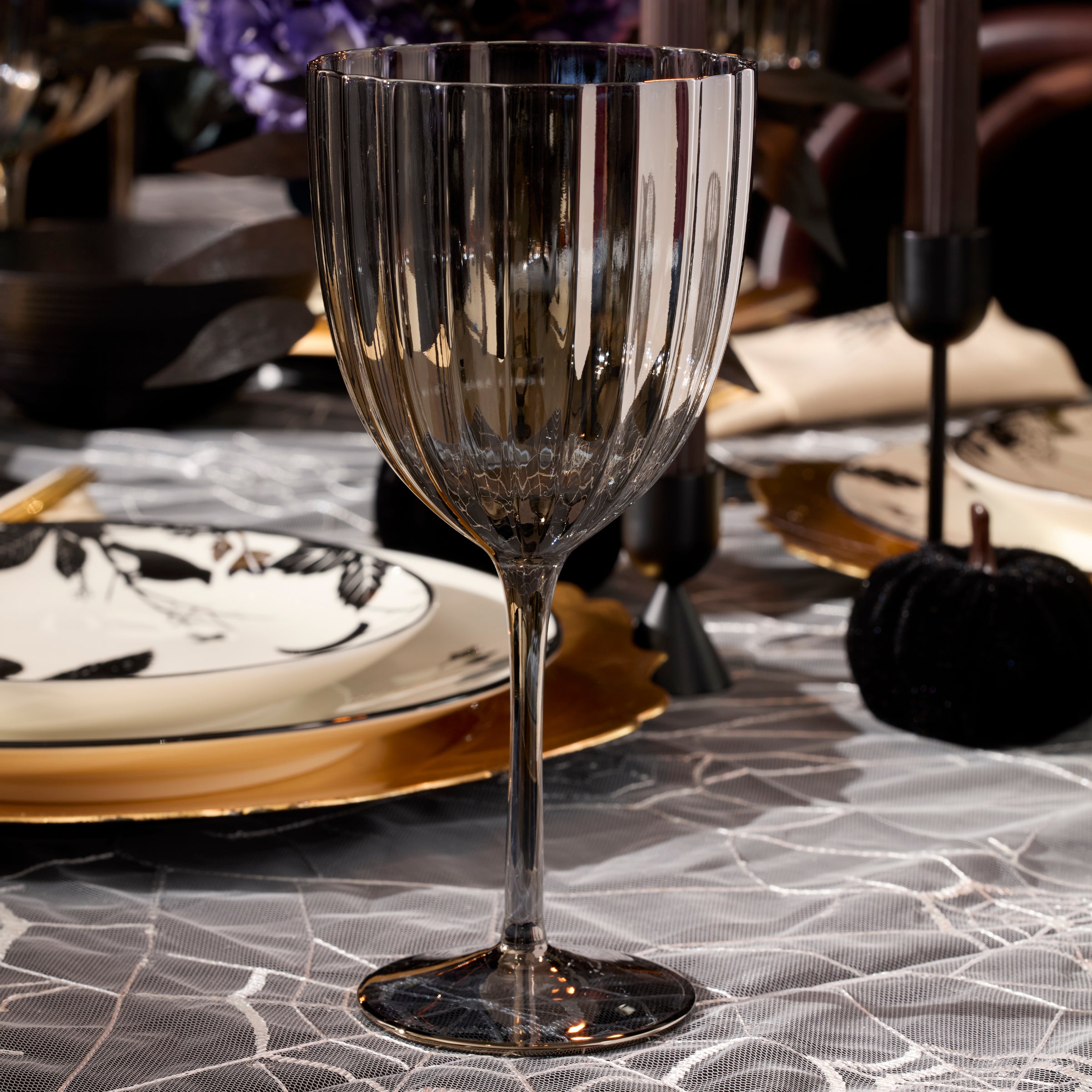 Curva Luxe All-Purpose Wine Glasses. Set of 4 - Image 3