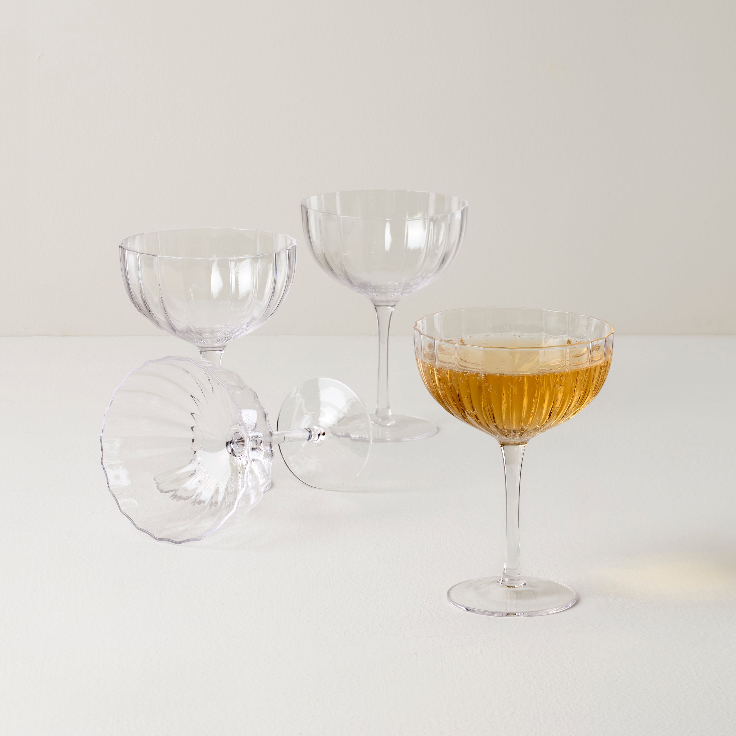 Curva Coupe Glasses. Set of 4 - Image 2