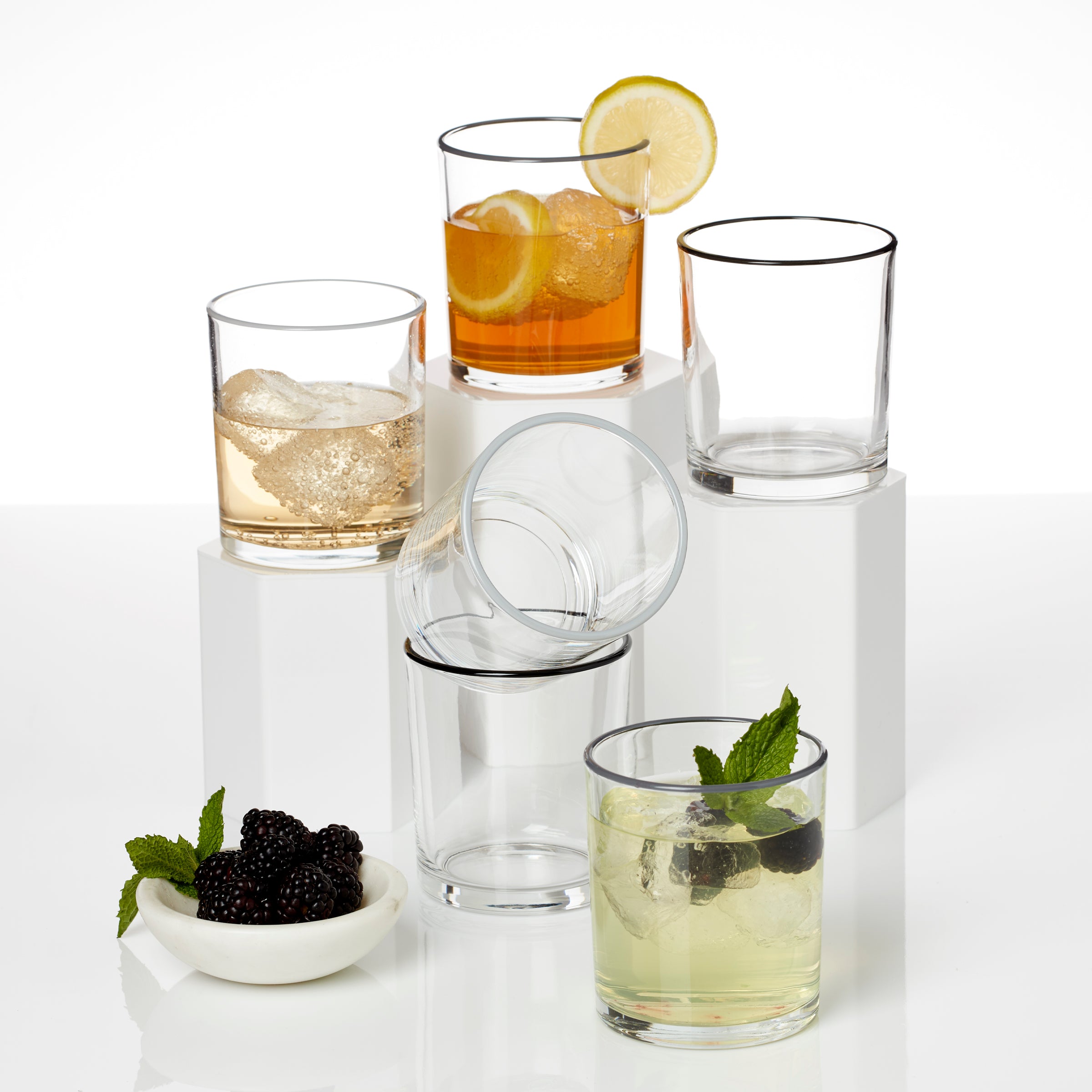24 Seven Pumice Medium Tumblers. Set of 6 - Image 9