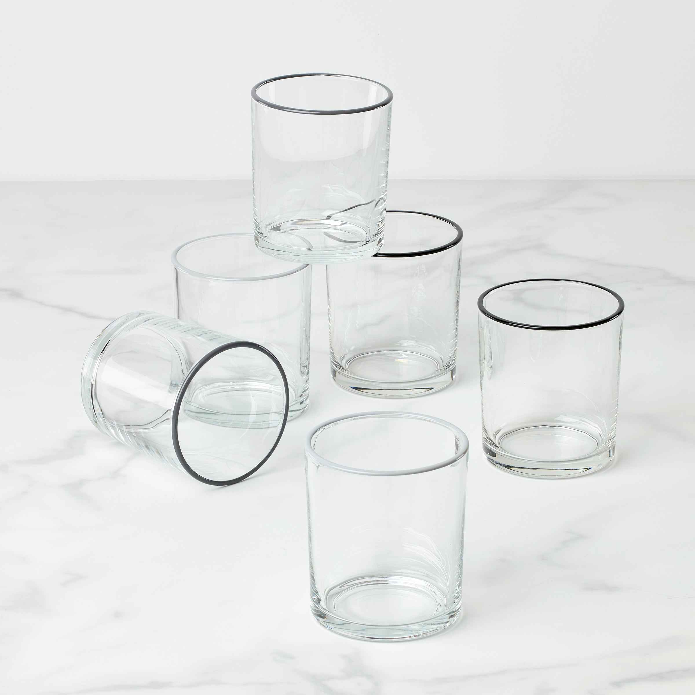 24 Seven Pumice Medium Tumblers. Set of 6