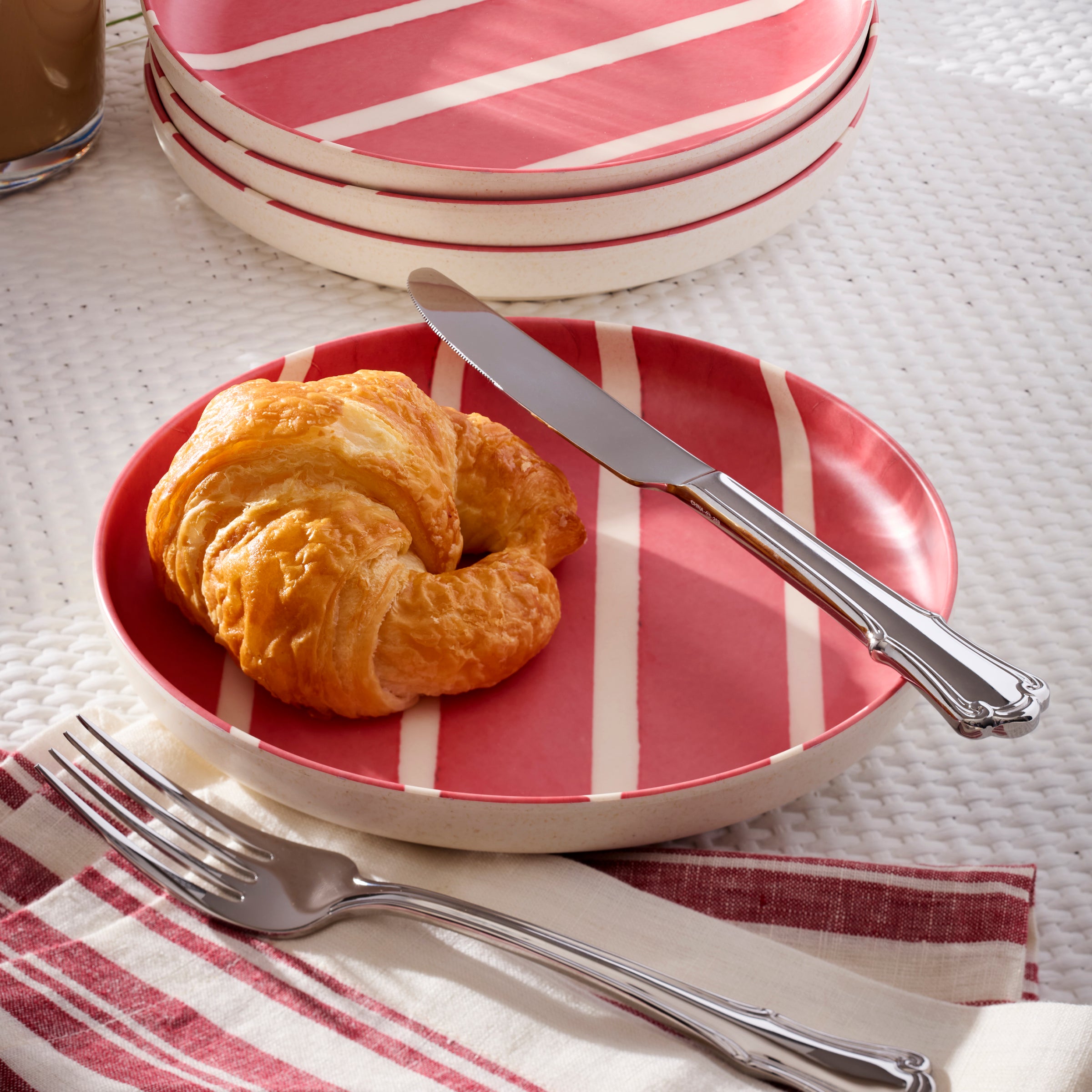 24 Seven Melamine. Aweigh We Go 12-Piece Dinnerware Set - Image 4