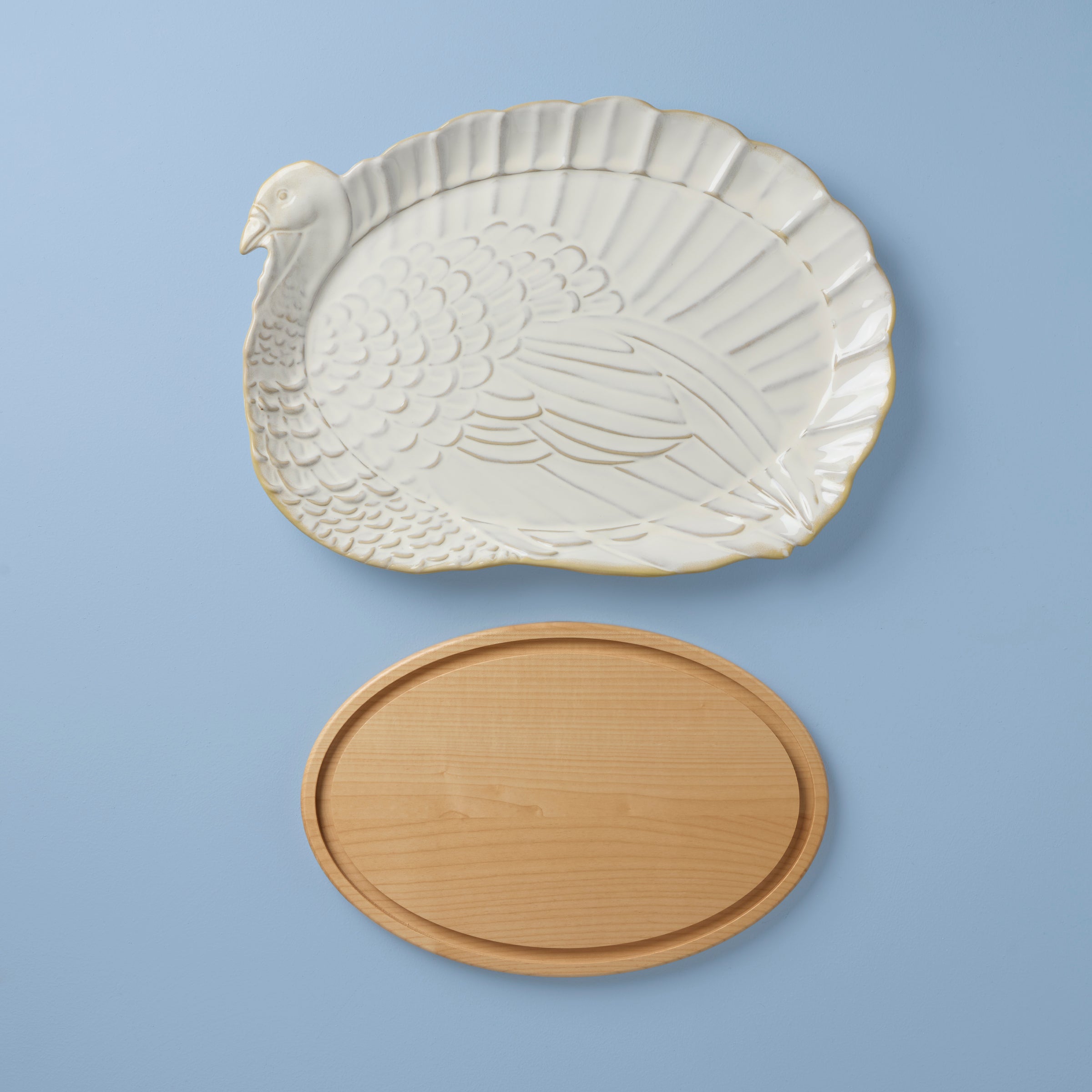Harvest Turkey Platter and Carving Board Set - Image 2