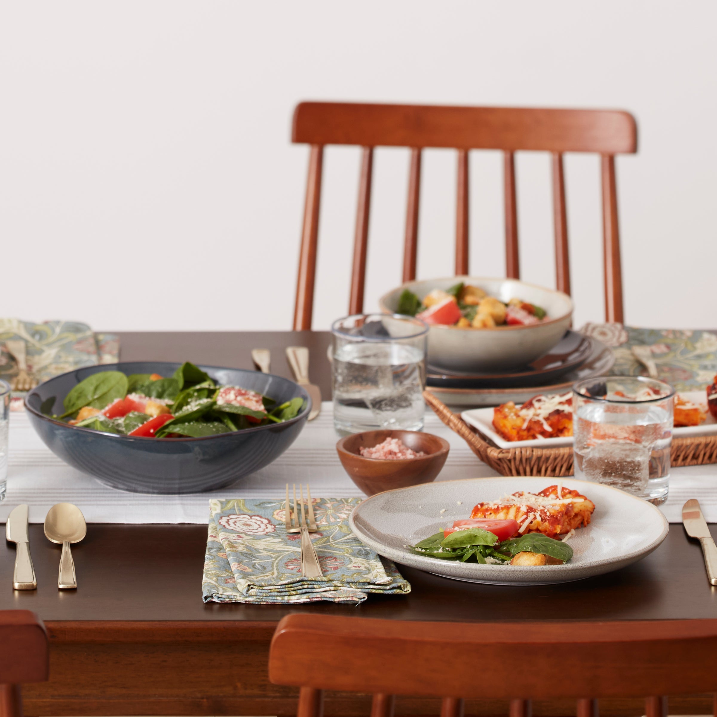 Organic Shades Gray 12 Piece Dinnerware Set - Image 2